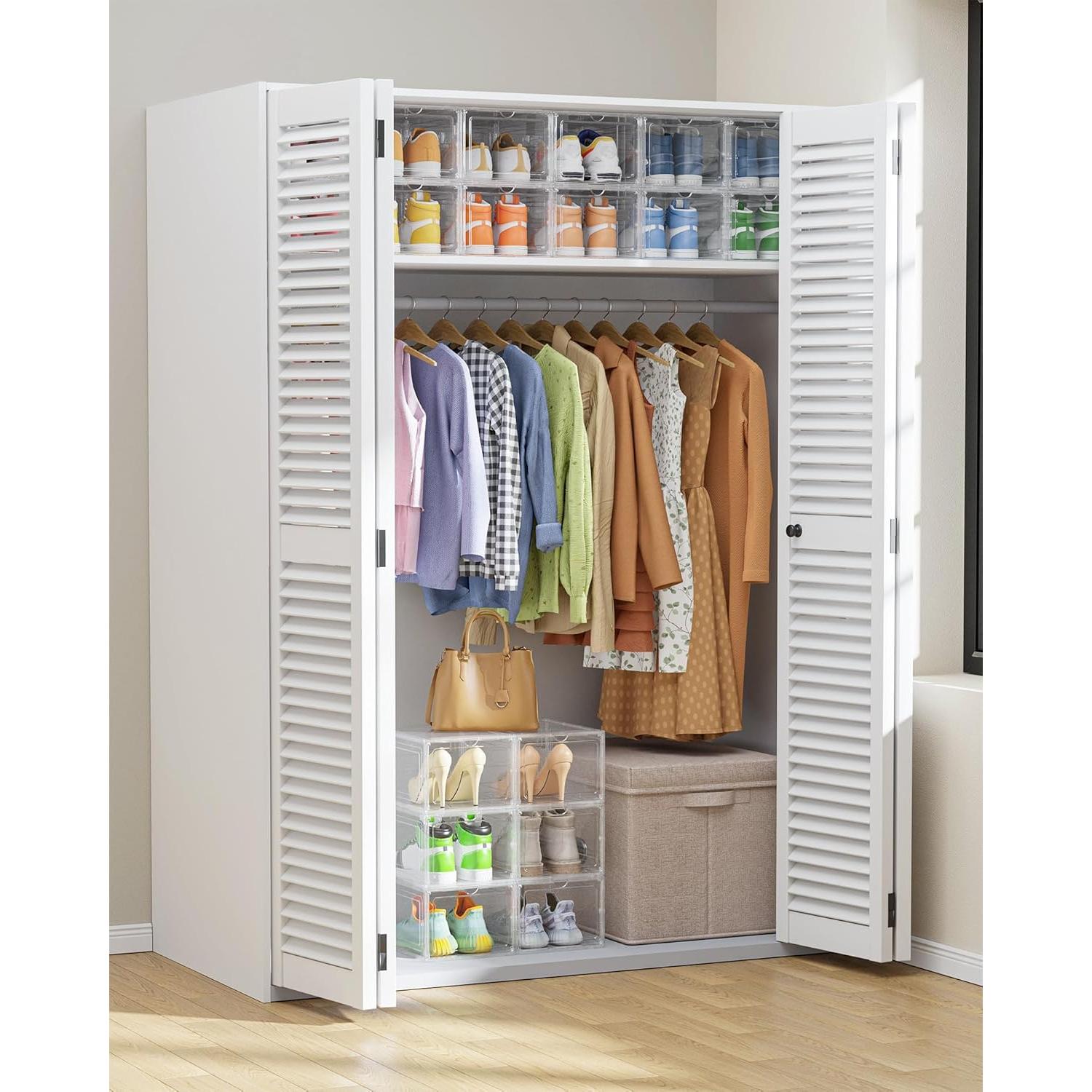 Kitsure Organizador de Zapatos Apilable - 9 Cajas Transparentes