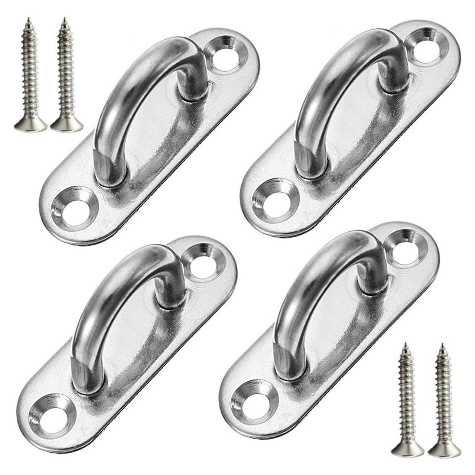Ganchos de Techo Hulless 4 Pcs Acero Inoxidable 304 7.87 cm