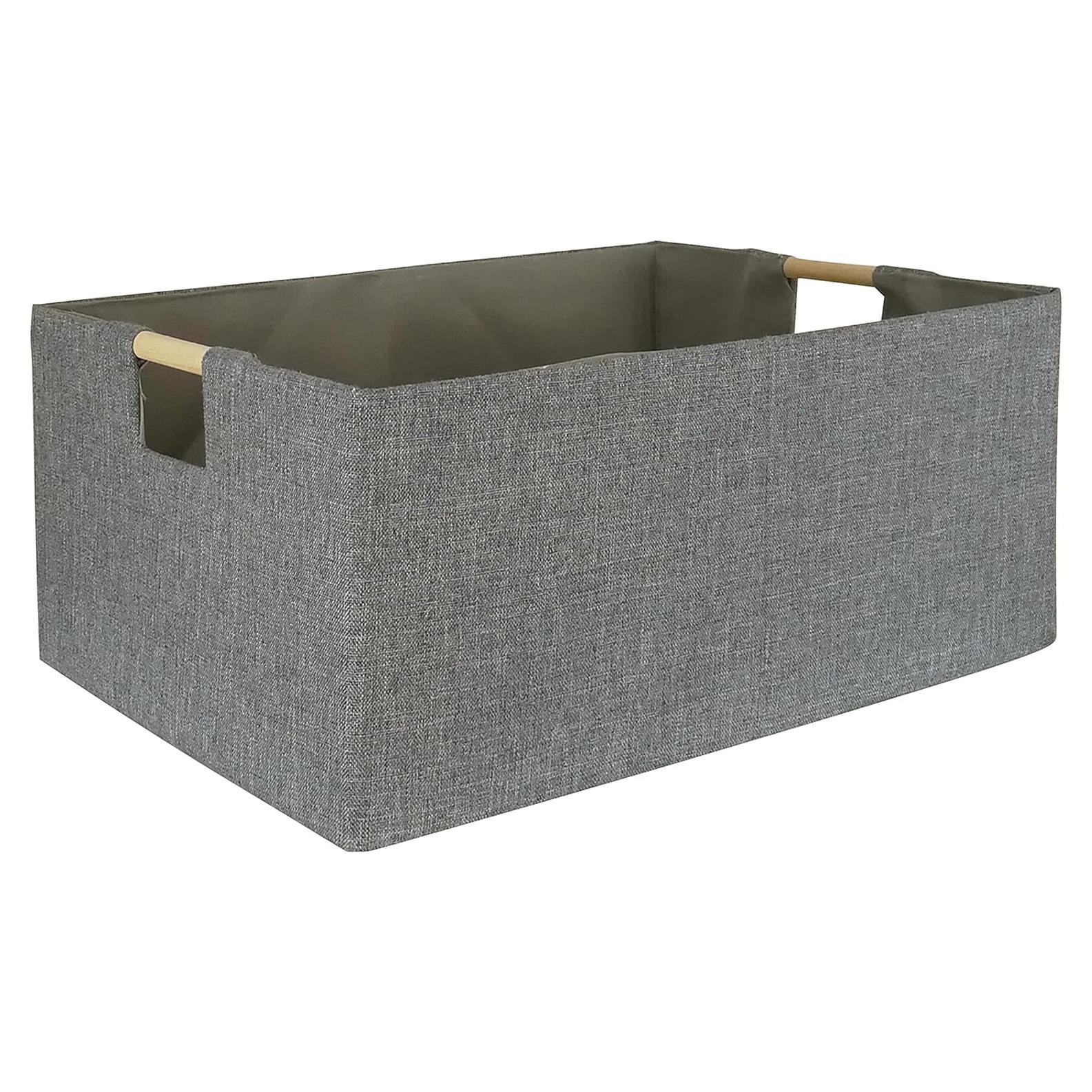 Caja de Almacenamiento Plegable FUULOXE Gris 42x31x17 cm