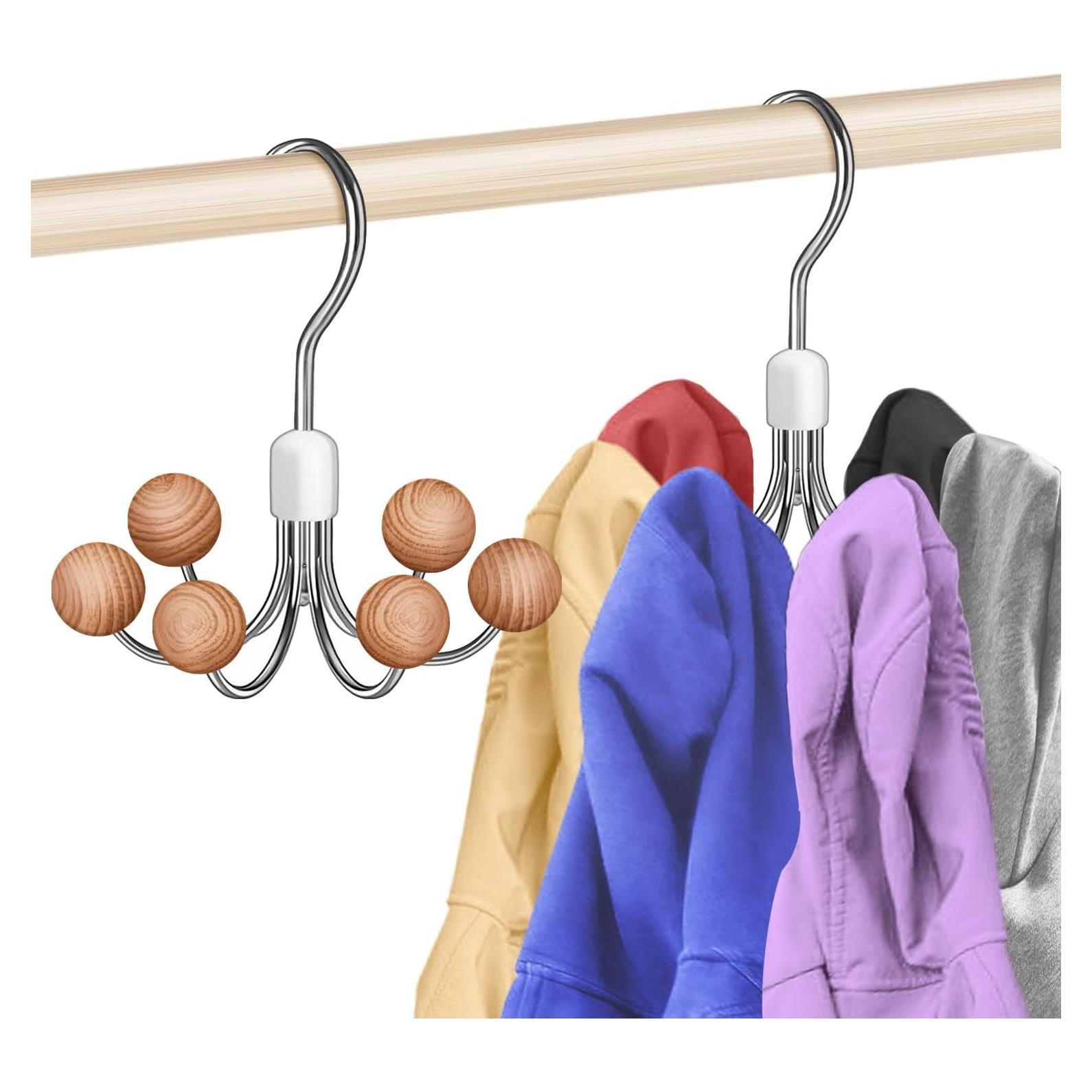 Organizadores de Sudaderas ProtectHobby - Paquete de 2 con 6 Ganchos