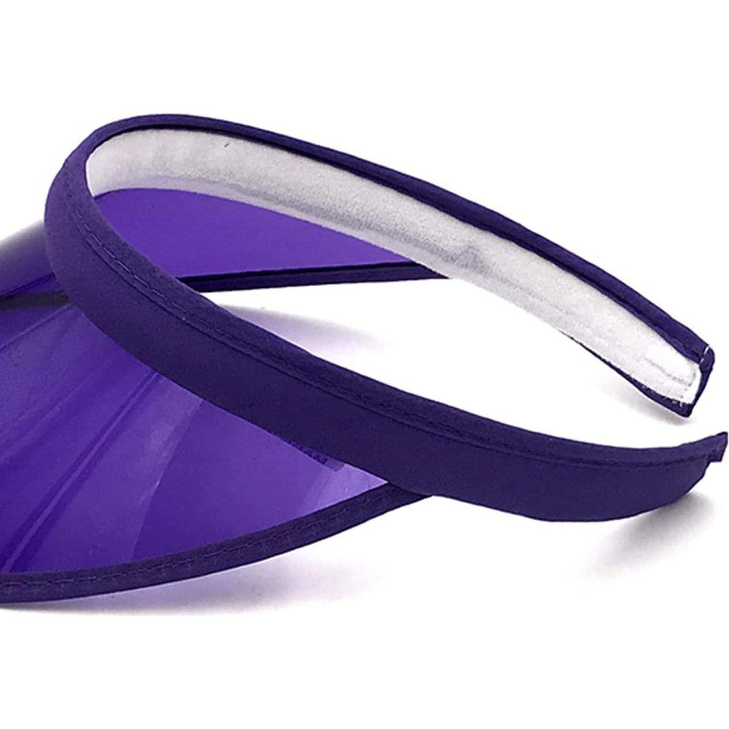 Gorra de Sol UV para Mujeres Yogmeil - Visera Plástica Colorida