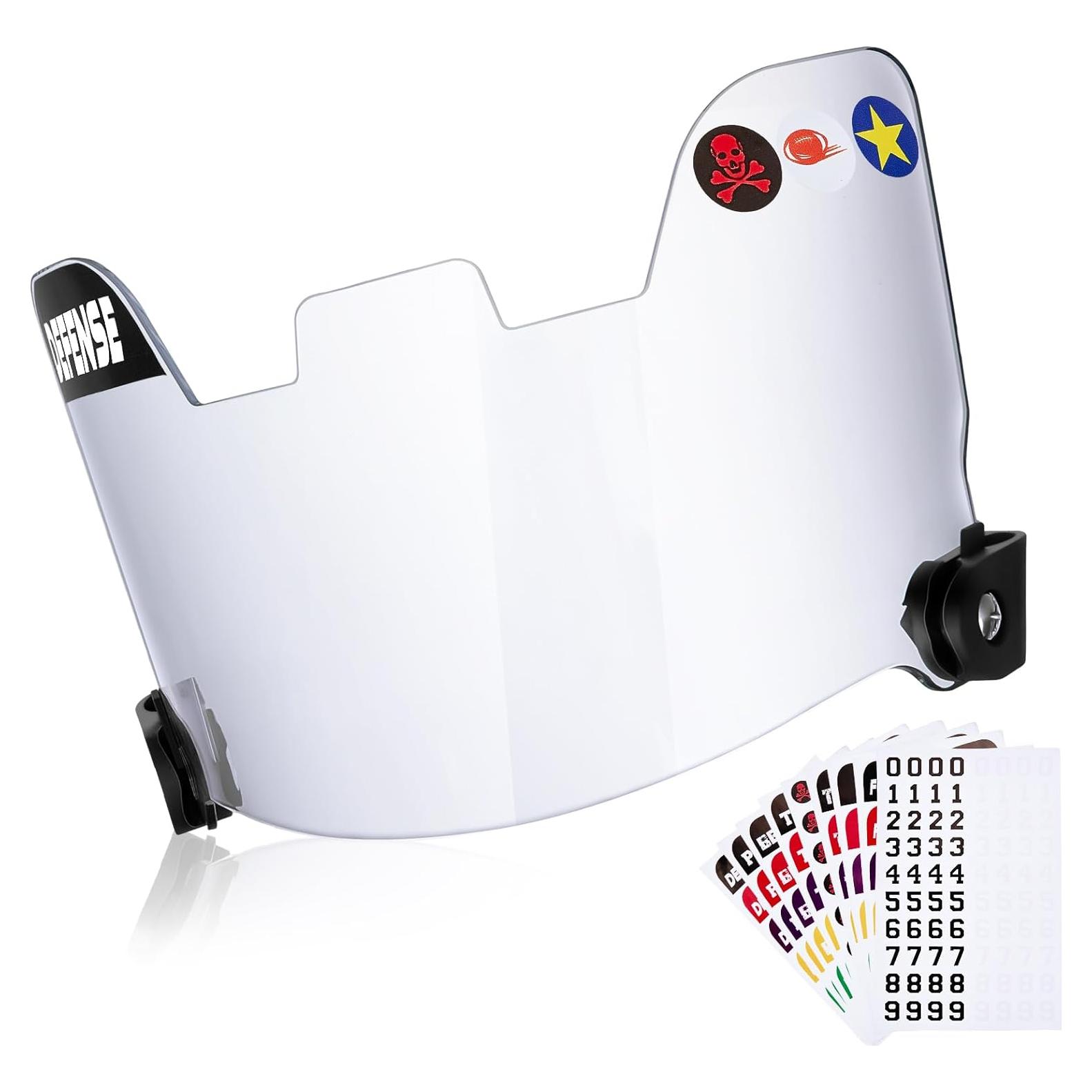 Visera de Fútbol Shappy Clara con Clips y Stickers Personalizables