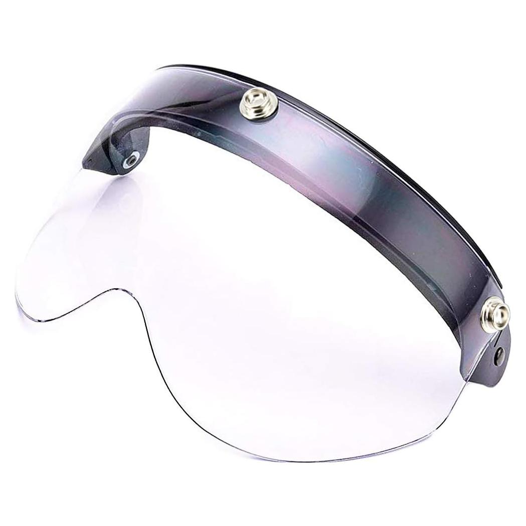 Visera Universal Chern Yueh 3 Botones Transparente para Casco