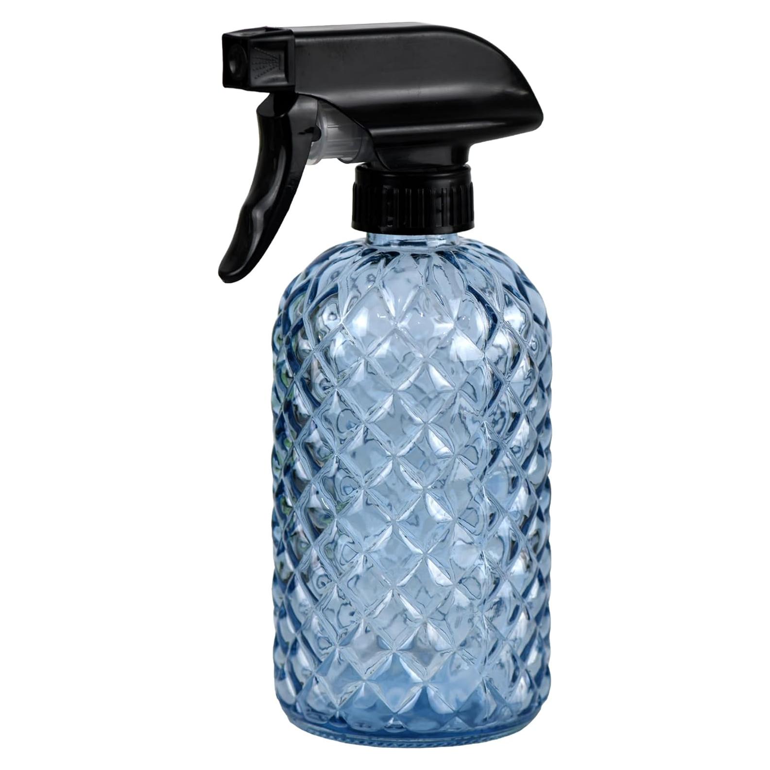 Regadera de Vidrio Hzxcuim 355ml con Tapa de Plástico Negro