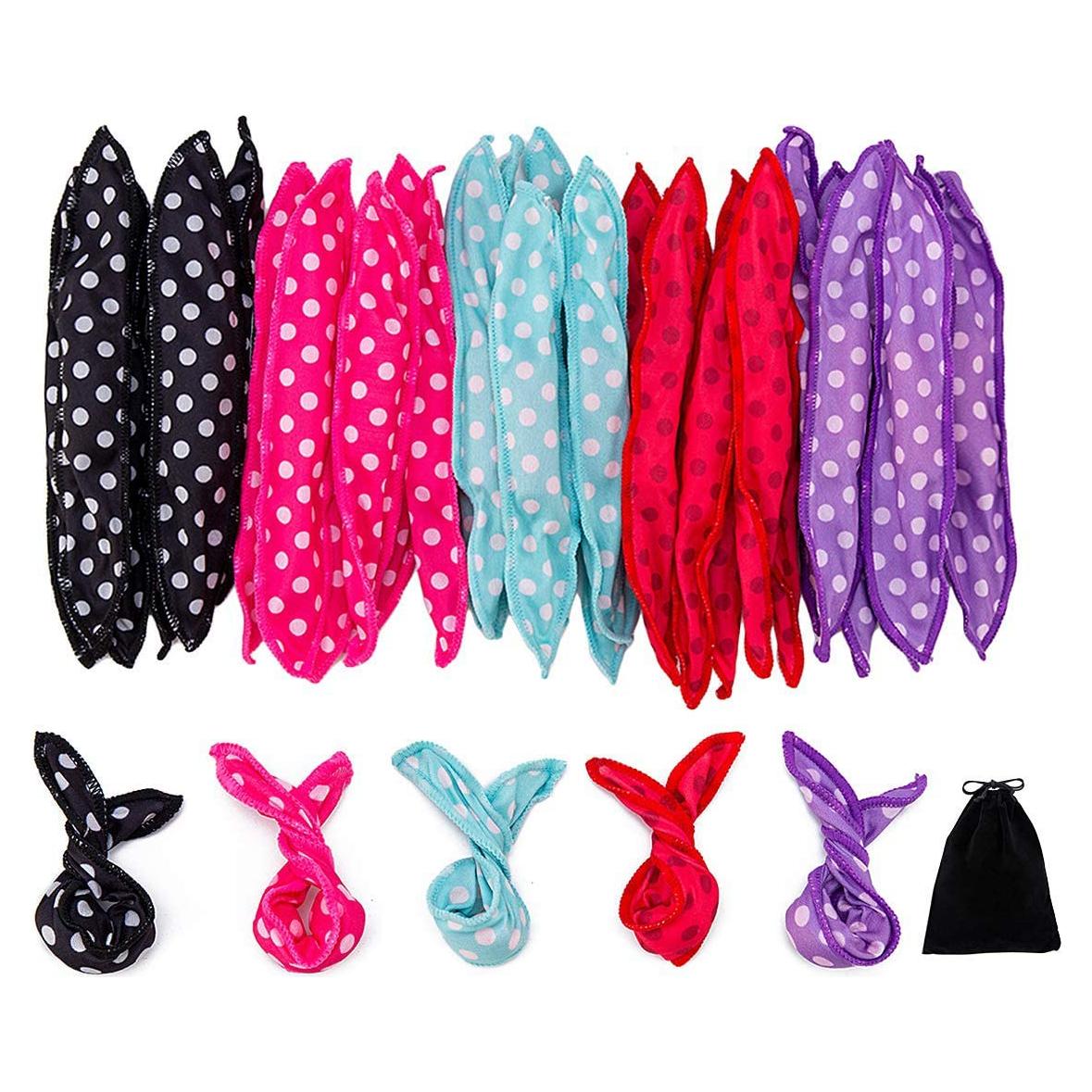 30 Rulos de Pelo Espuma Suave Peony Man con Bolsa de Almacenamiento