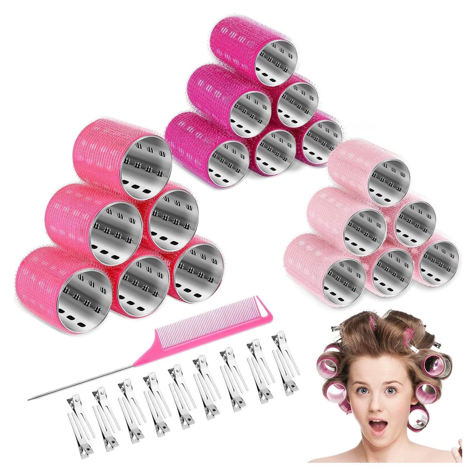 Juego de 37 Rulos Térmicos de Aluminio WILLBOND 3 Tamaños