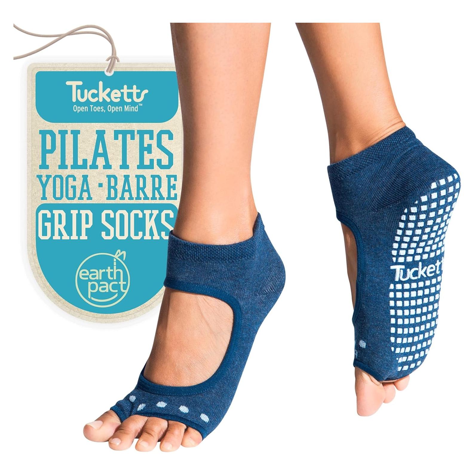 Calcetines Antideslizantes Tucketts Sin Dedos para Mujeres 6-13