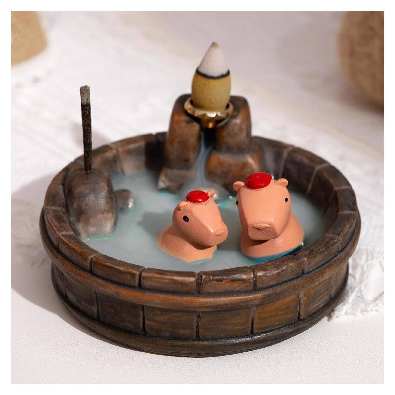 Soporte de Incienso de Retroceso MOUGIG Capibara 29.2cm