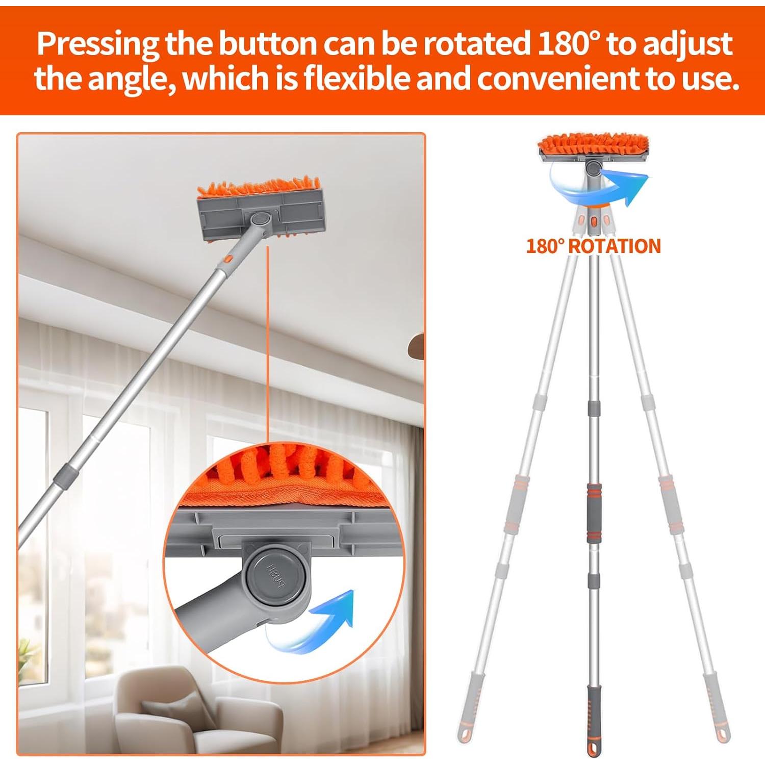 Limpiador de Ventiladores de Techo MNWHUC con Mango Extensible 1.83m