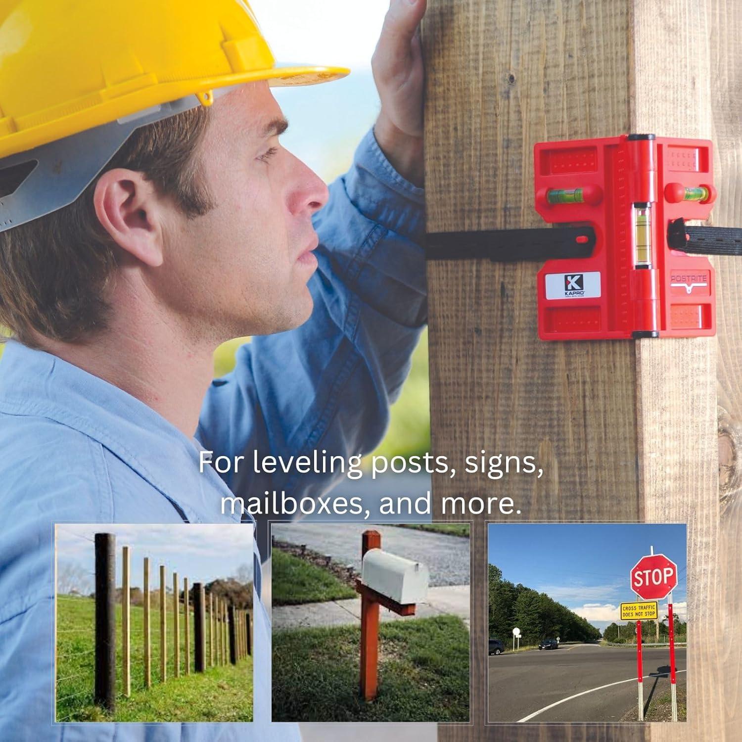 Nivel de Poste Plegable Kapro 340 Postrite Magnético 19cm