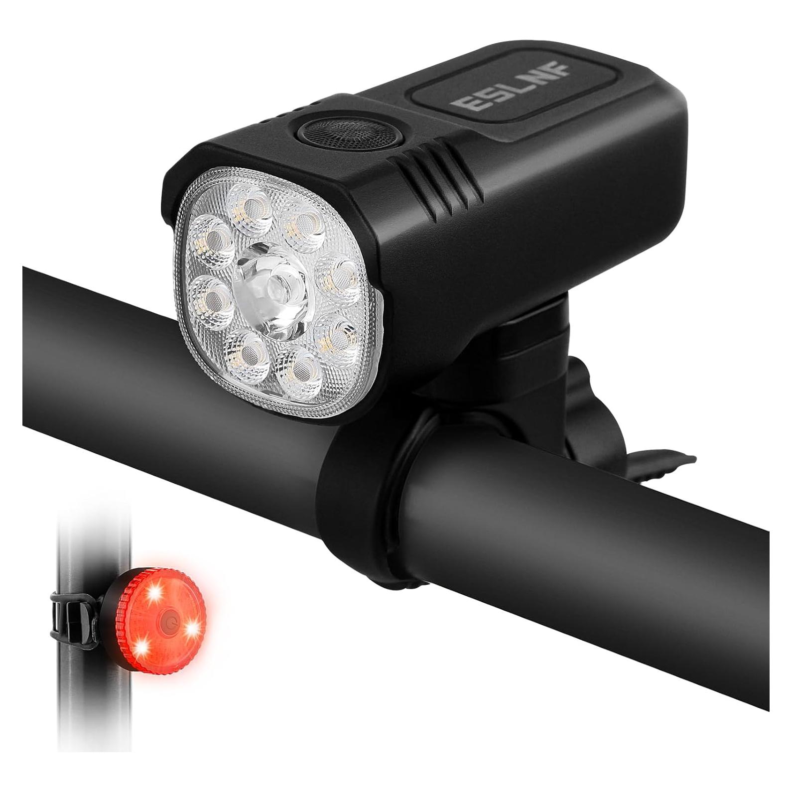 Juego de luces de bicicleta Spriak ZXCD-1 recargables USB-C