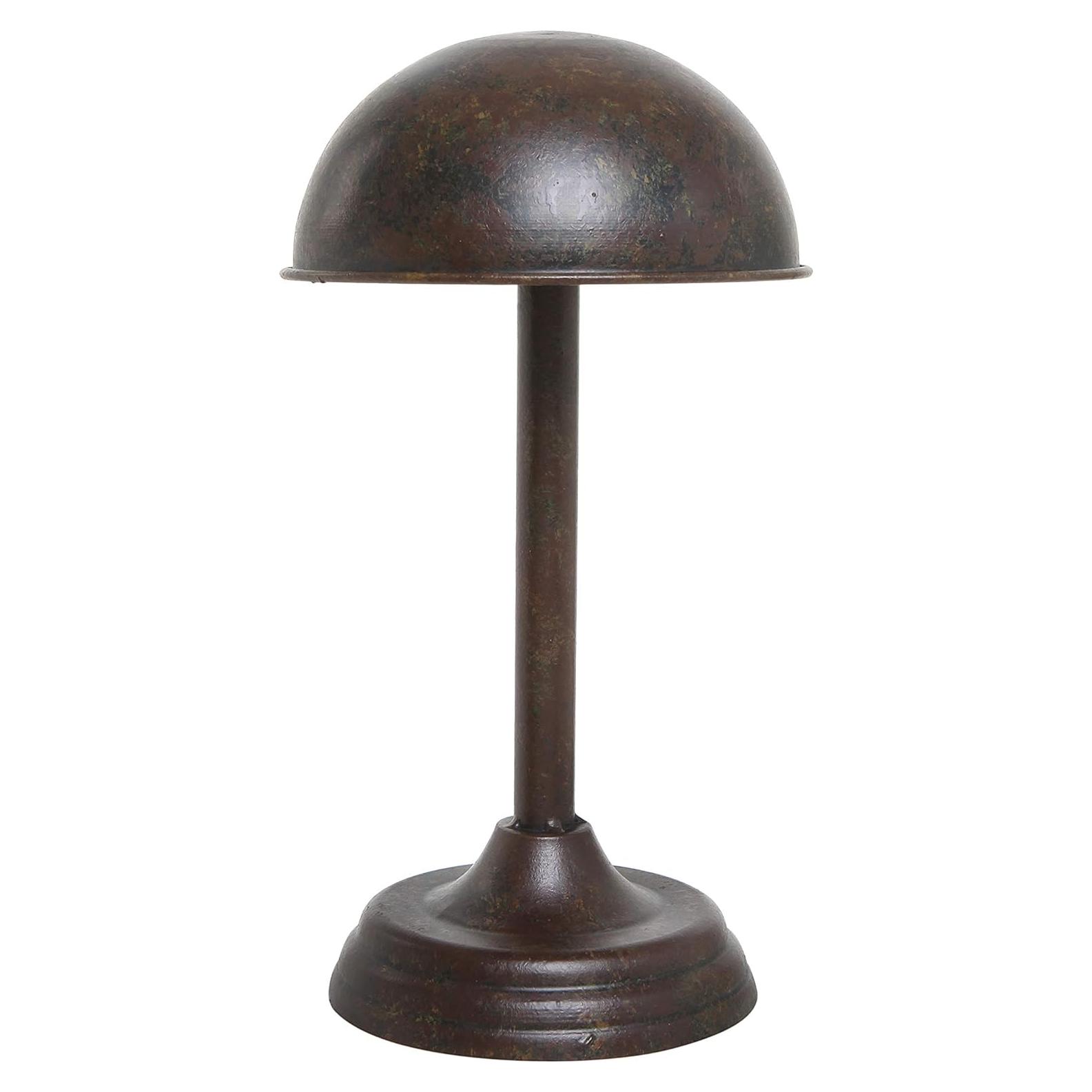 Soporte de Sombrero de Metal MyGift Vintage 30 cm Marrón