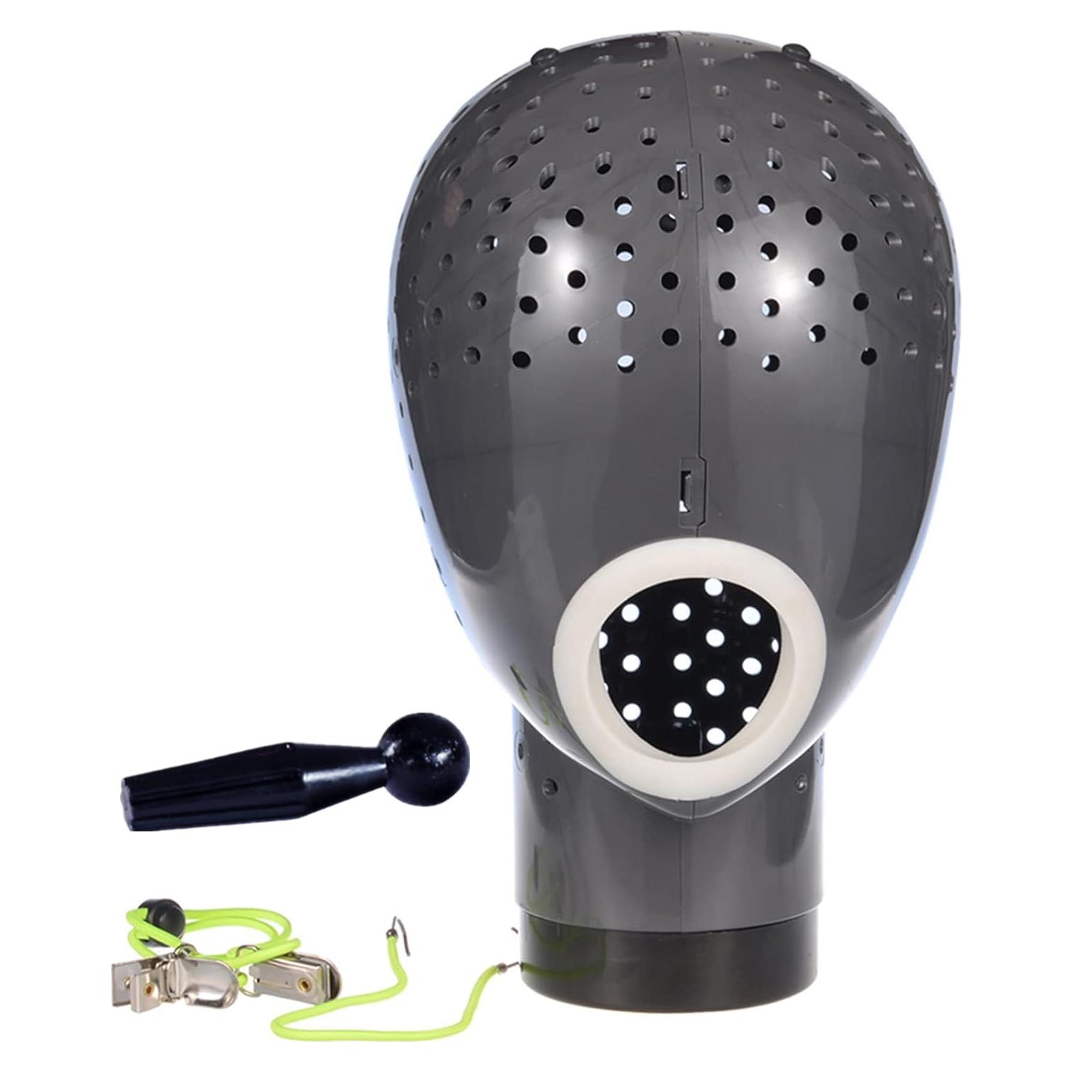 Soporte para Pelucas HOMEGOAL con Secador - Gris Oscuro