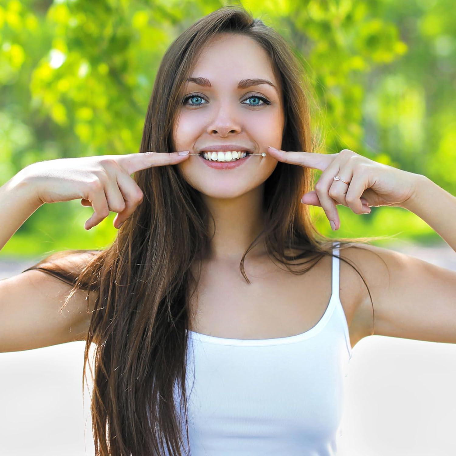 Creador de Hoyuelos para Mejillas Vodolo - 4 Piezas, Blanco