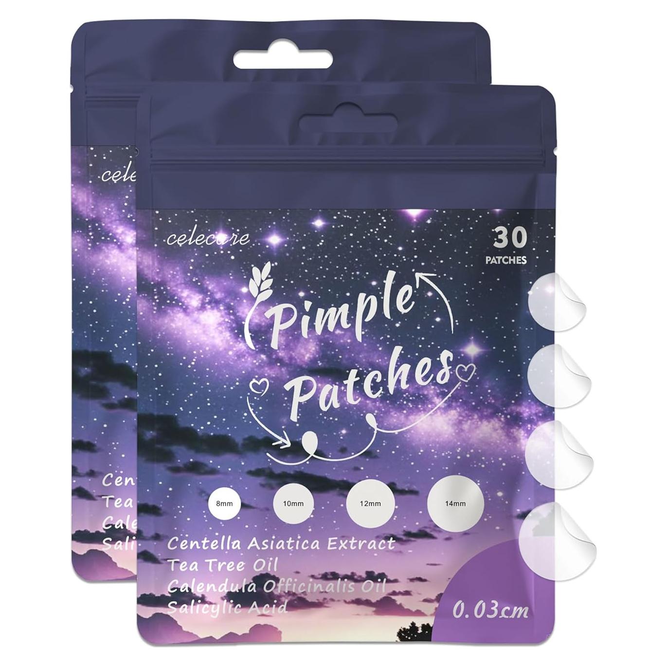 Parche para Acné CELECARE - Hidrocoloide 30 Unidades (2 Paquetes)