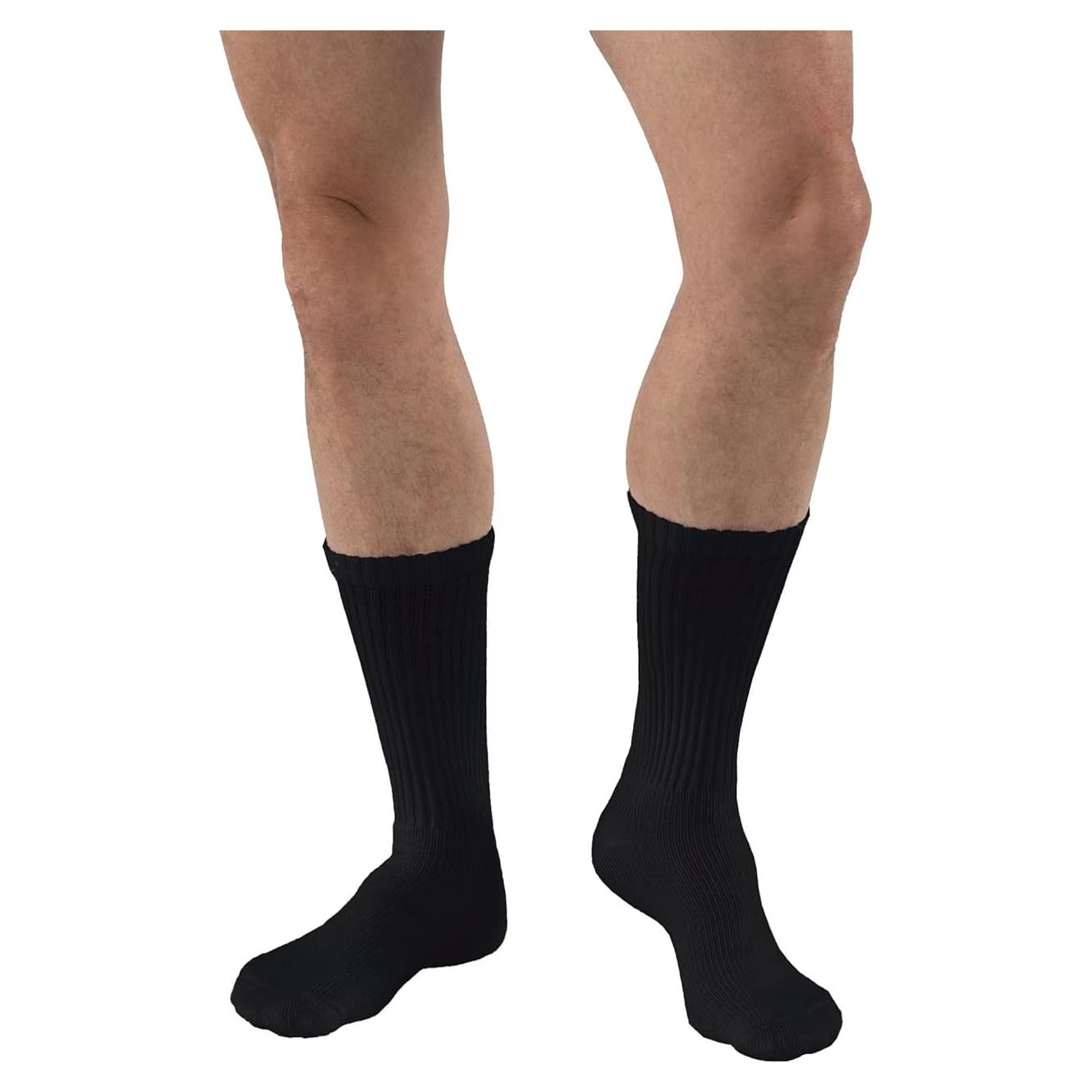 Calcetines de Compresión Diabéticos JOBST SensiFoot 8-15 mmHg Negro Pequeño
