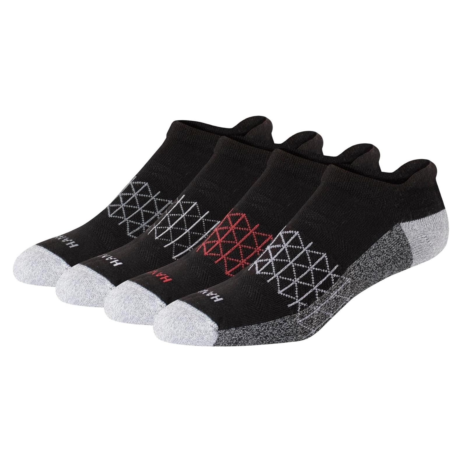 Calcetines Hanes Absolute Active para hombres 4 unidades 6-12