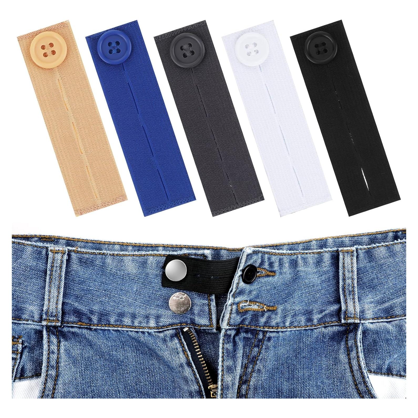 Paquete de 5 Extensores de Cintura Ajustables Xinjoduz