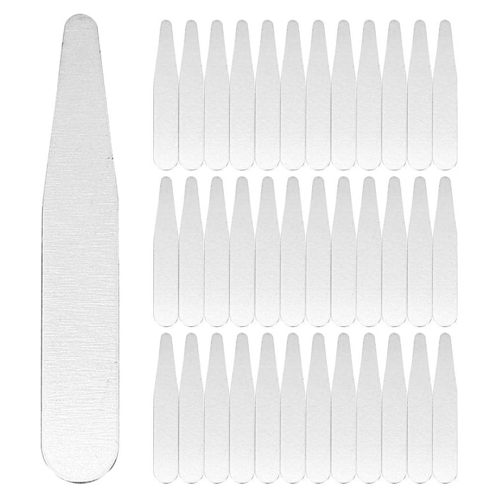 36 Soportes de Collar de Acero Inoxidable PartyKindom 5.6x1cm