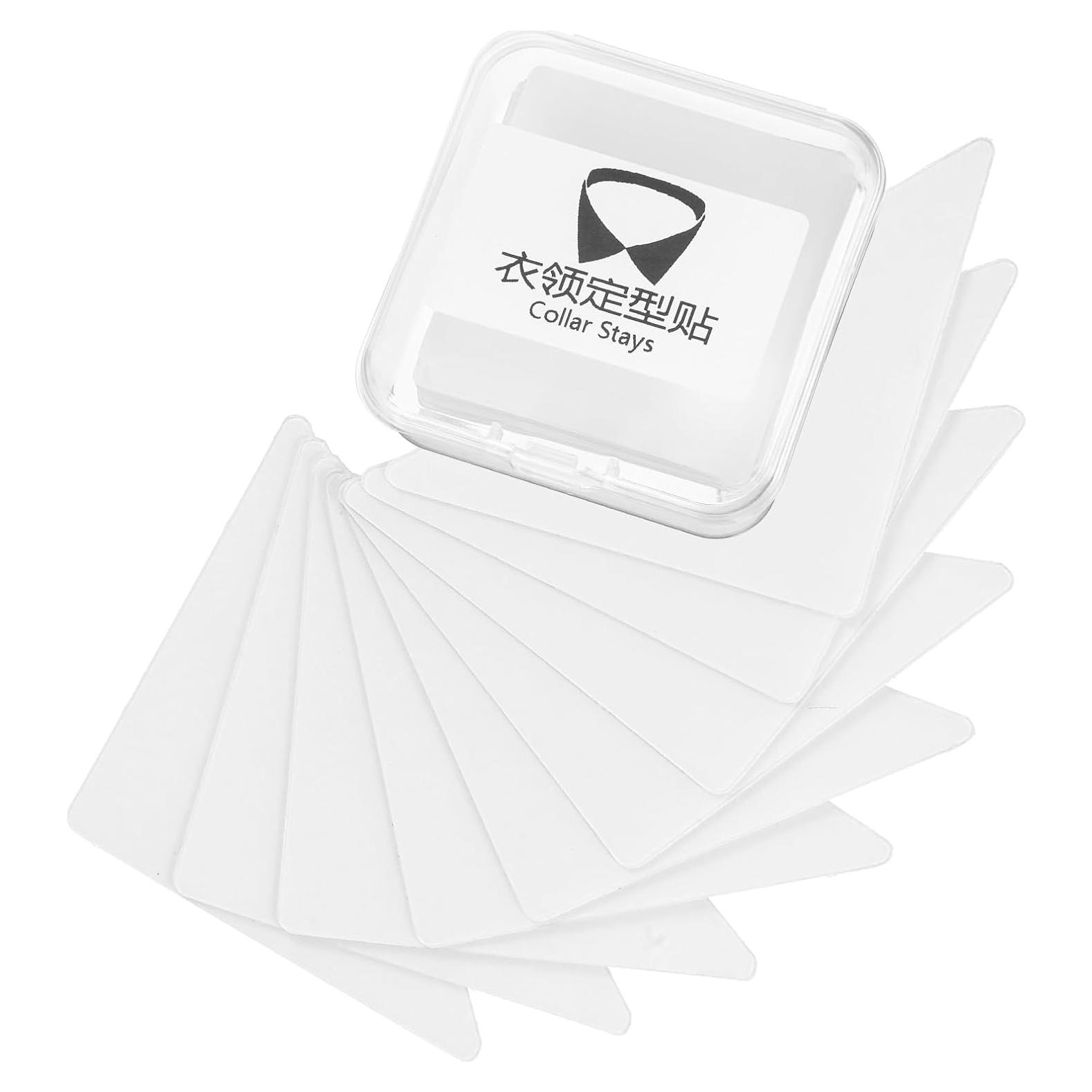 60 Soportes de Cuello Reutilizables Quilax para Camisas de Hombre