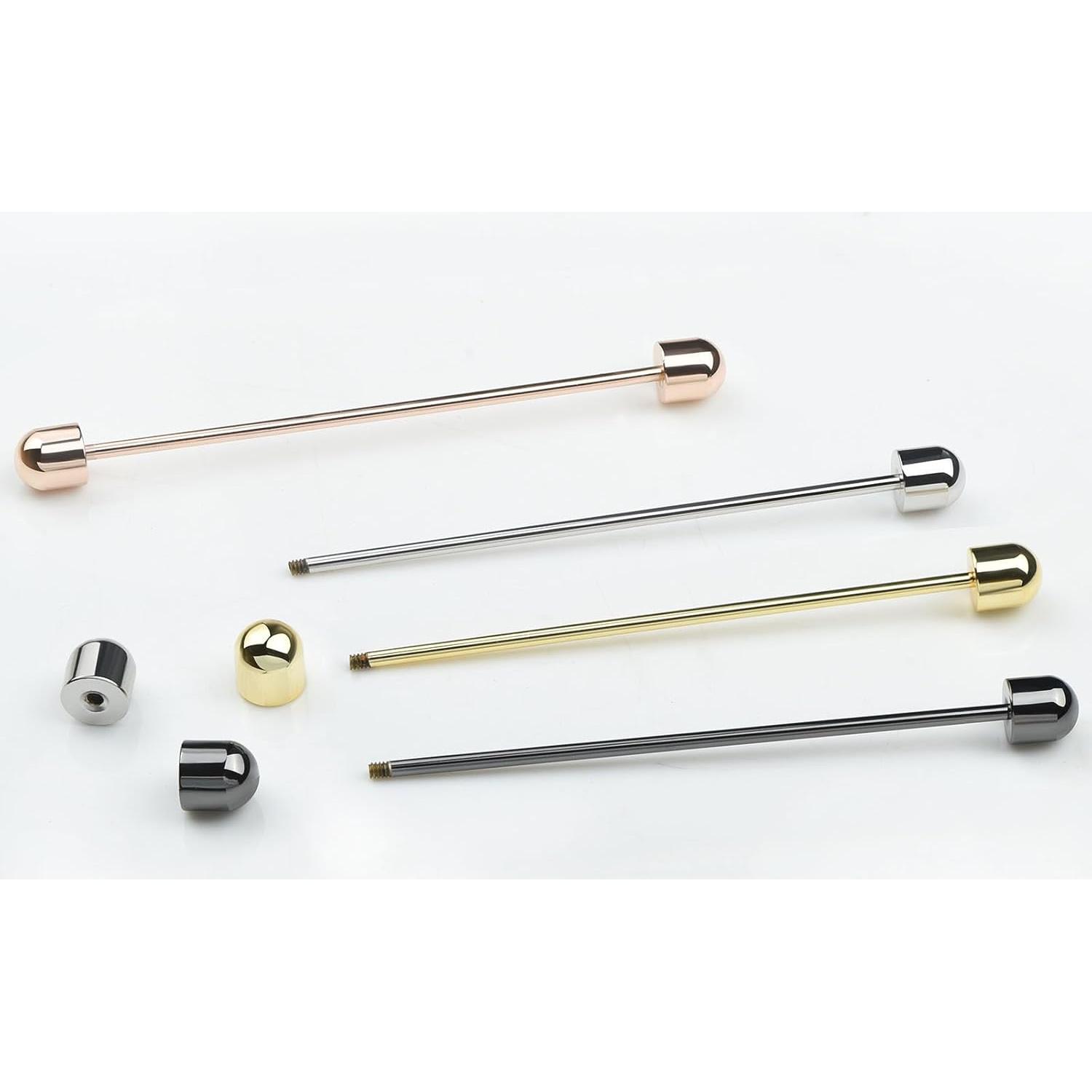 Conjunto de 4 Pinzas de Corbata y Barra de Cuello ViVDuo