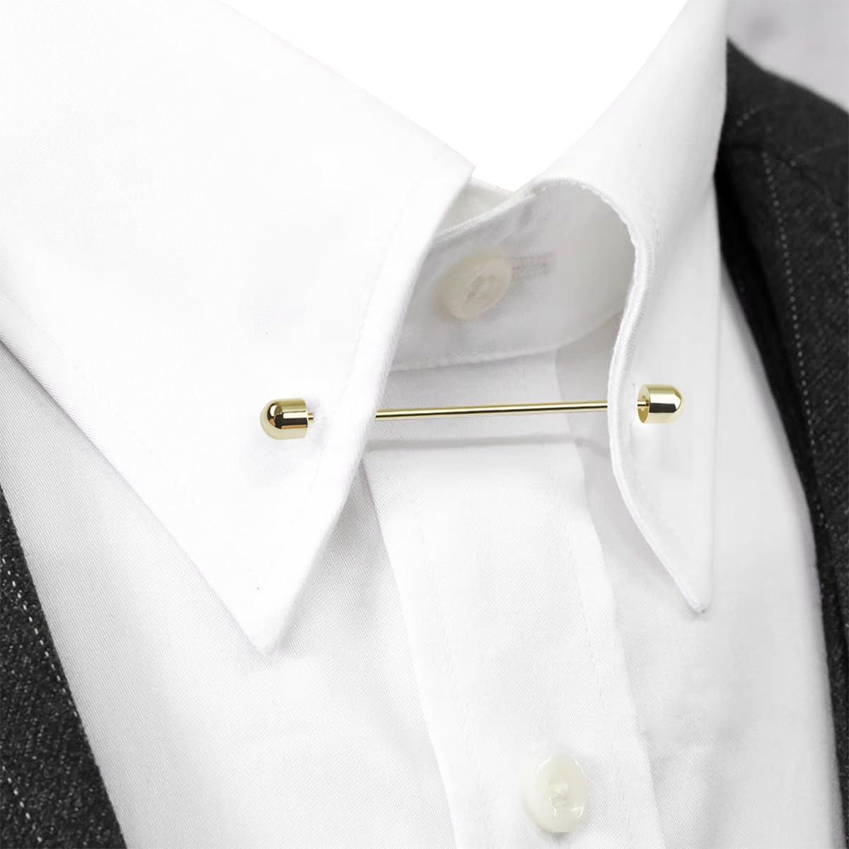 Conjunto de 4 Pinzas de Corbata y Barra de Cuello ViVDuo