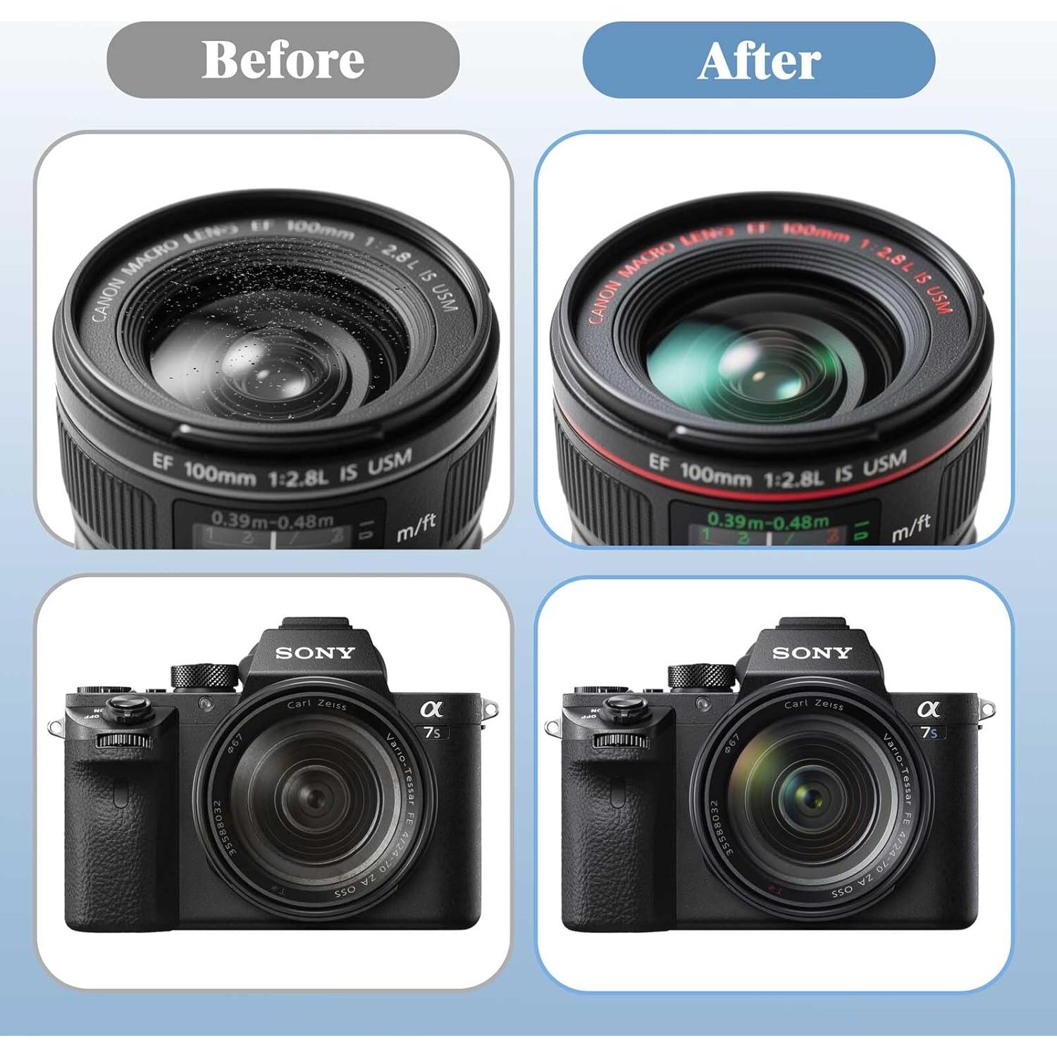 Kit de limpieza de lentes de cámara Kioguc 14 piezas