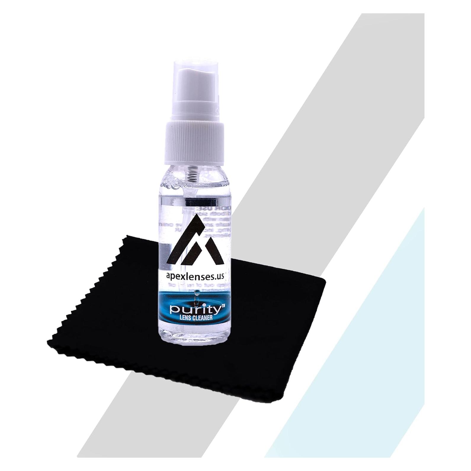 Spray Limpiador de Lentes Apex con Paño de Microfibra 28g