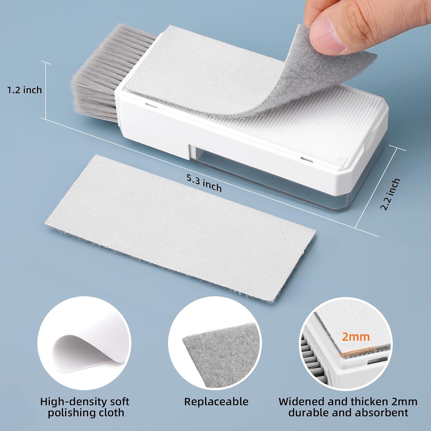 Kit de limpieza multifuncional Ordilend 2 piezas para teclado y pantalla