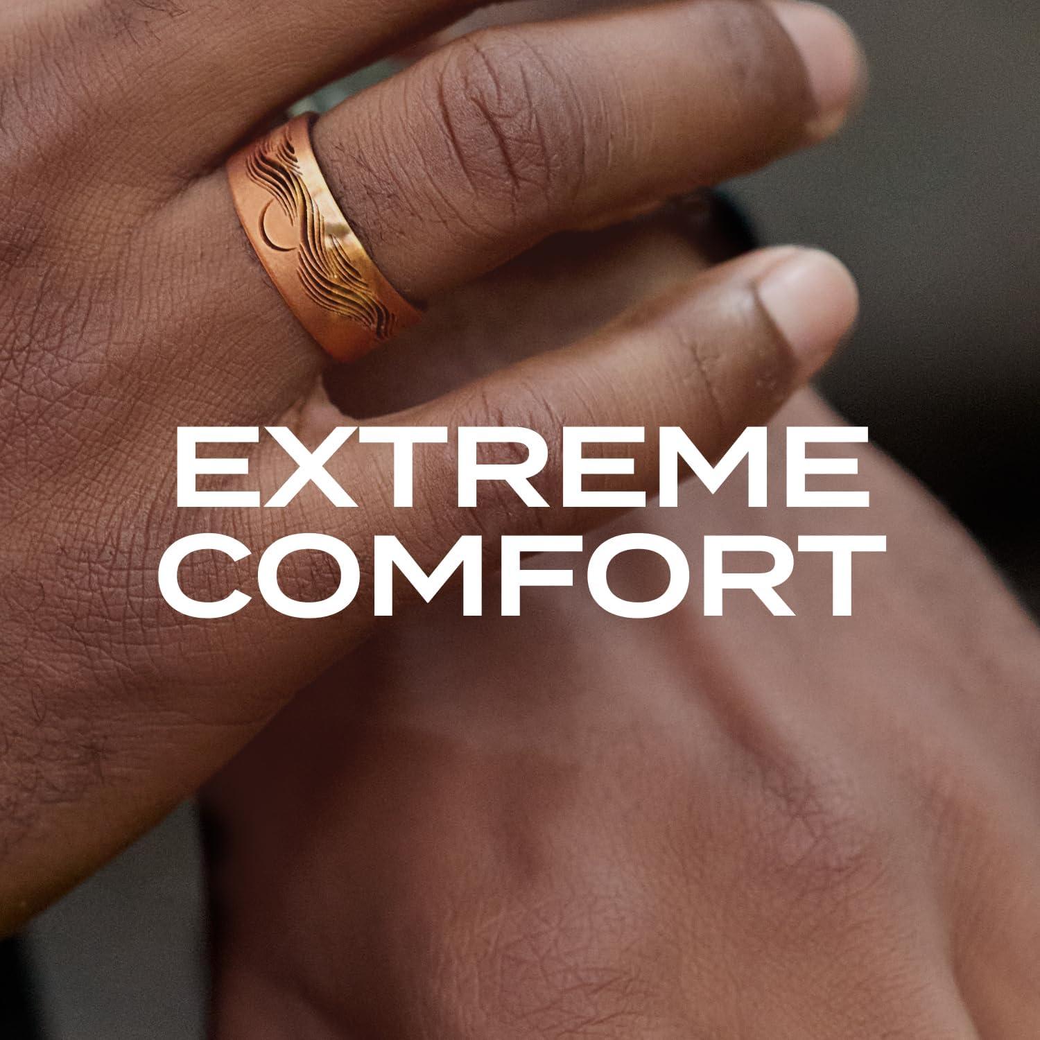 Anillo de Silicona QALO Geo Verde Holográfico Talla 10