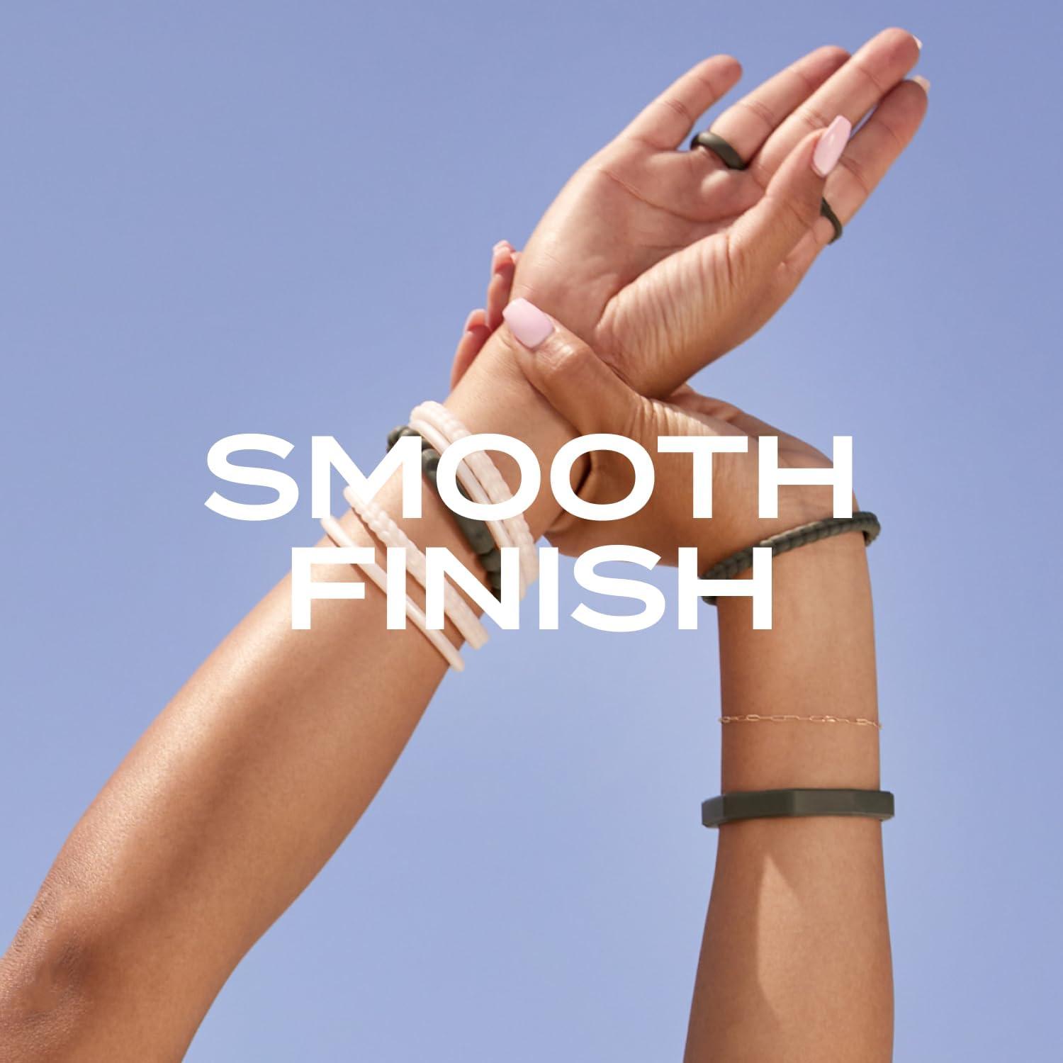 Anillo de Silicona QALO Geo Verde Holográfico Talla 10