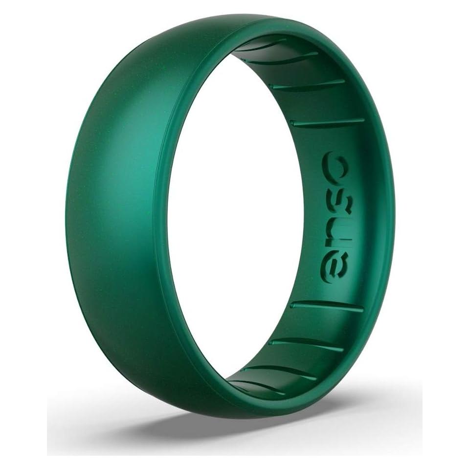 Anillo de Silicona Clásico Enso - Piedra de Nacimiento Unisex 6.6mm