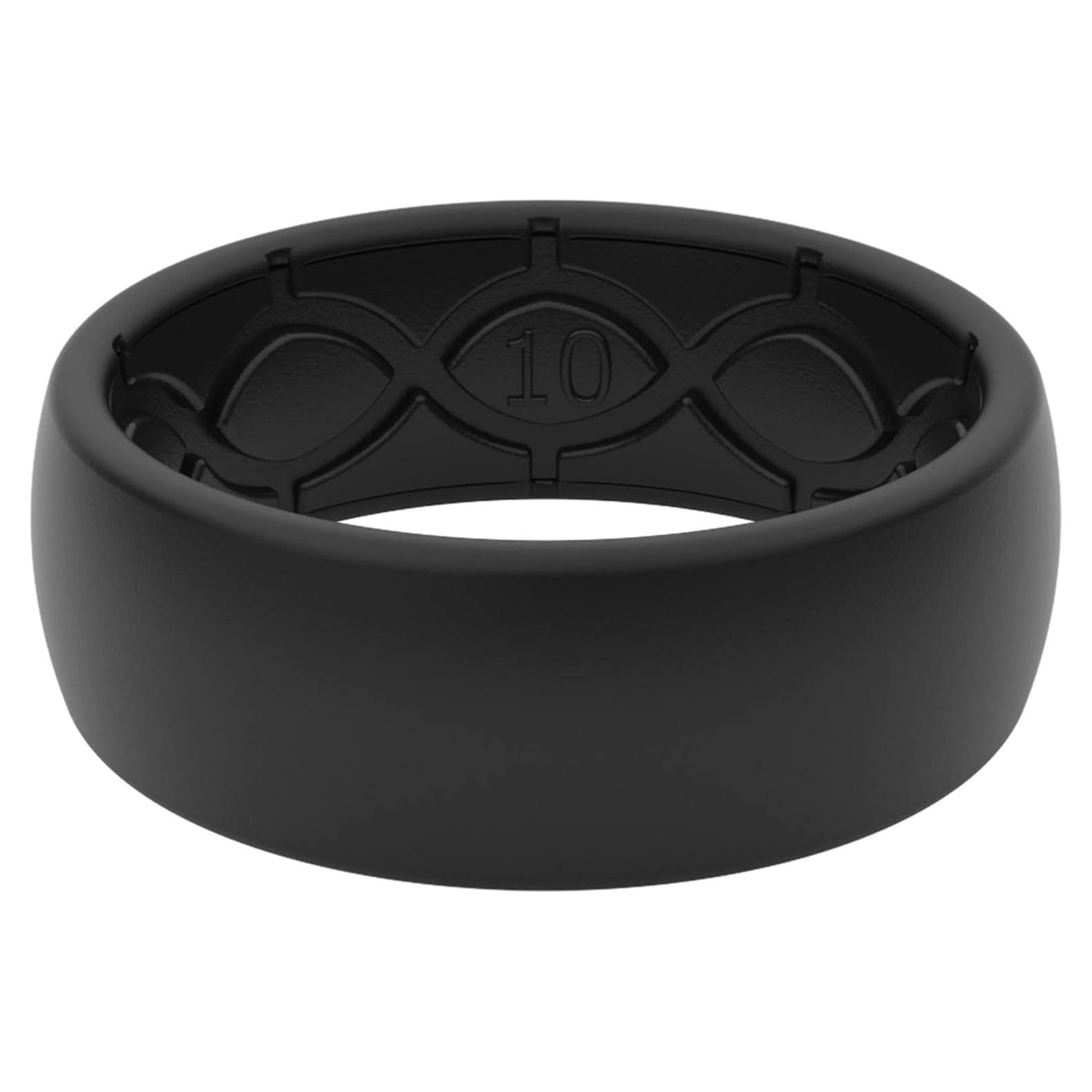Anillo de Silicona Groove Life para Hombres - Negro 11