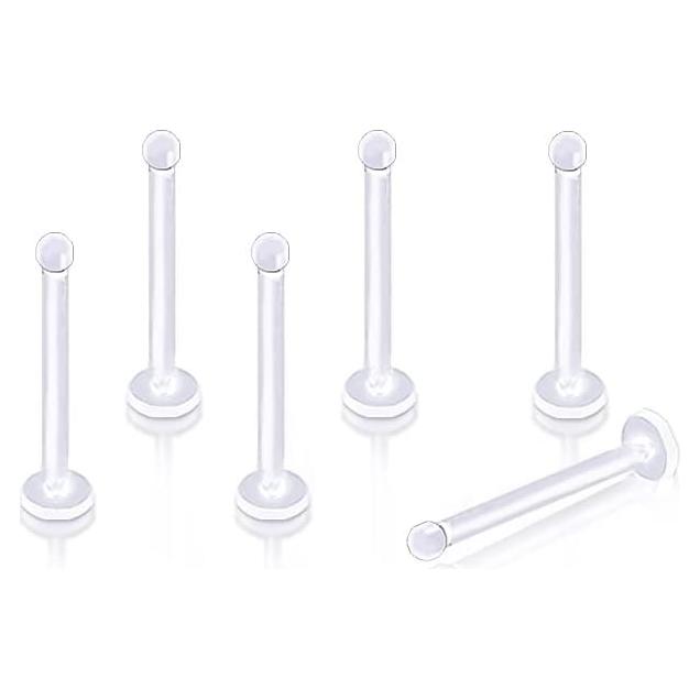 Anillo de Nariz Retenedor Bioflex Claro Lxnoap 20G 5 Pcs