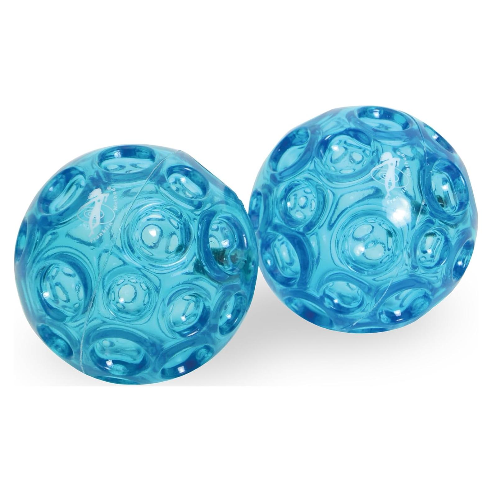 Conjunto de Pelotas Texturizadas Azules OPTP - 8 cm para Masaje
