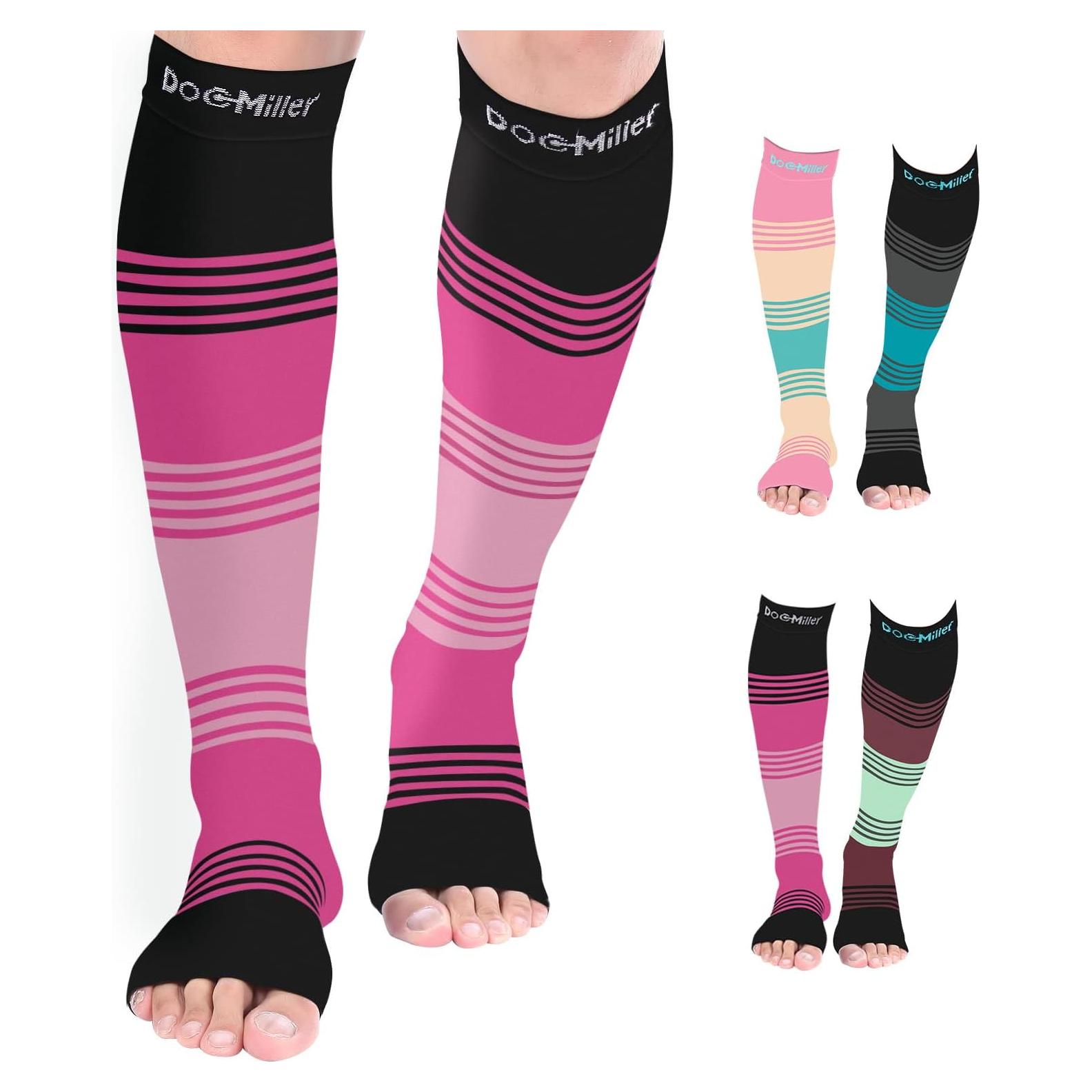 Calcetines de compresión abiertos Doc Miller 15-20 mmHg - 1 par