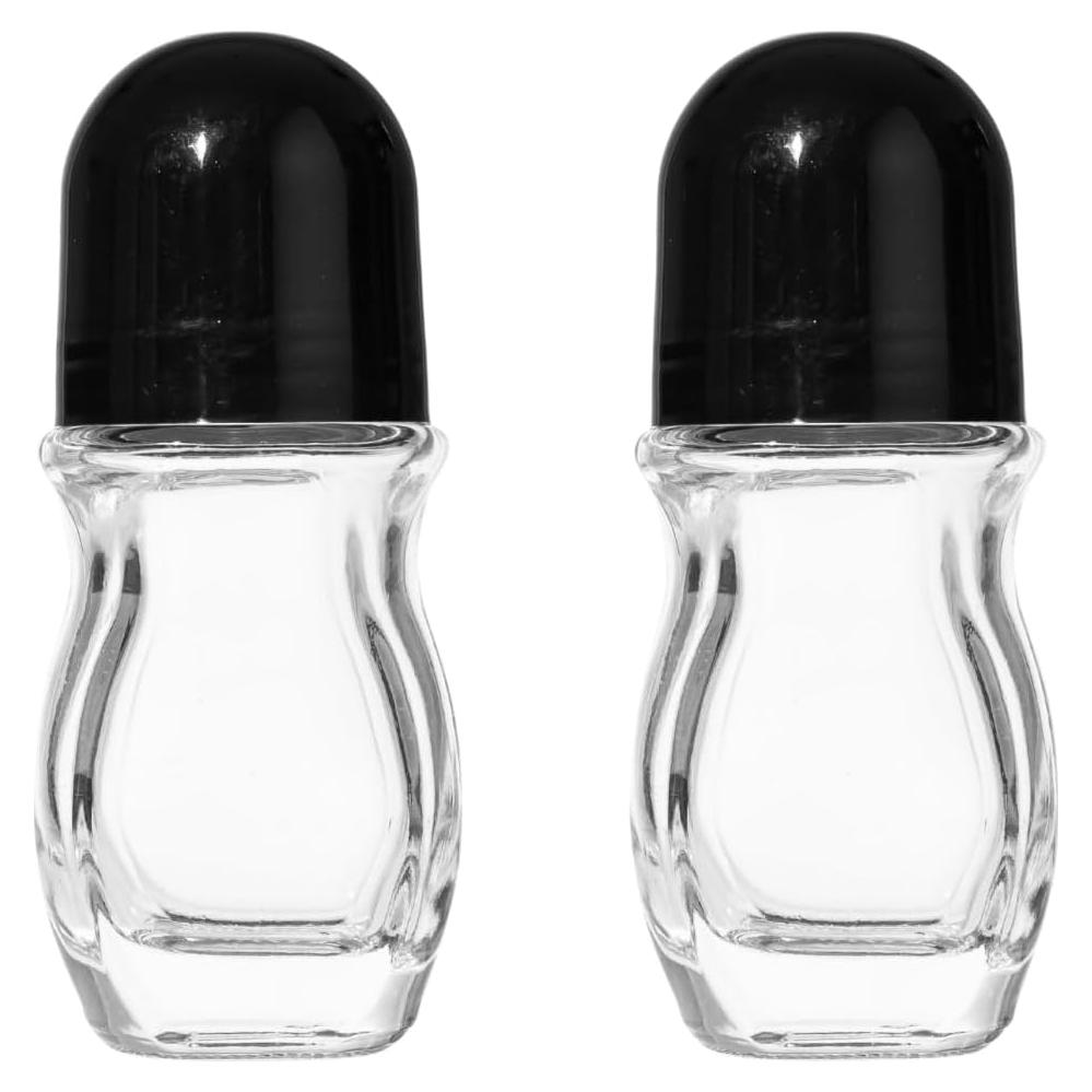 Botellas de Rodillo de Vidrio 50ml Genérico 2 Pcs Reutilizables