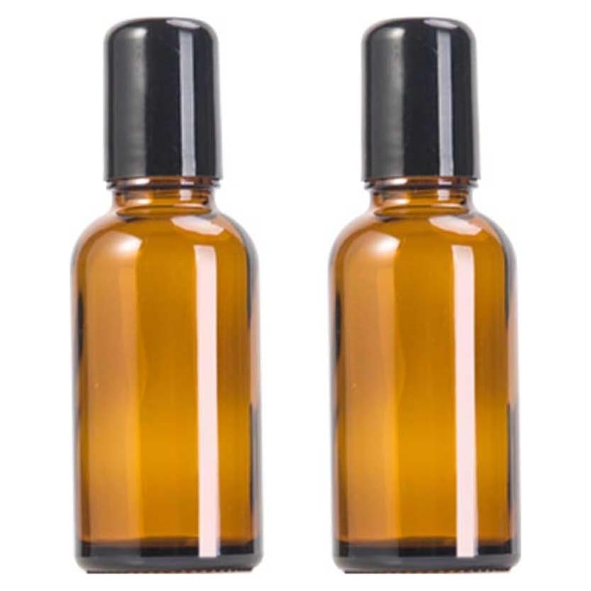 Botellas de Vidrio Roller 30ml Teensery - 2 Piezas Ámbar