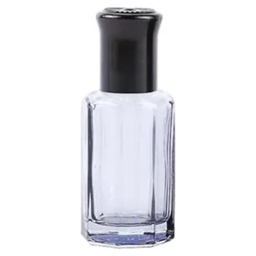 Botella de vidrio negro WsjiaboFux 10ml para perfume y aromaterapia