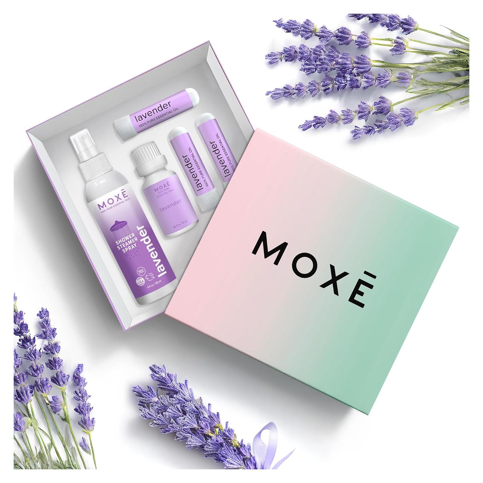 Set de Regalo Aromaterapia MOXE Lavanda 118 ml Aceite Esencial