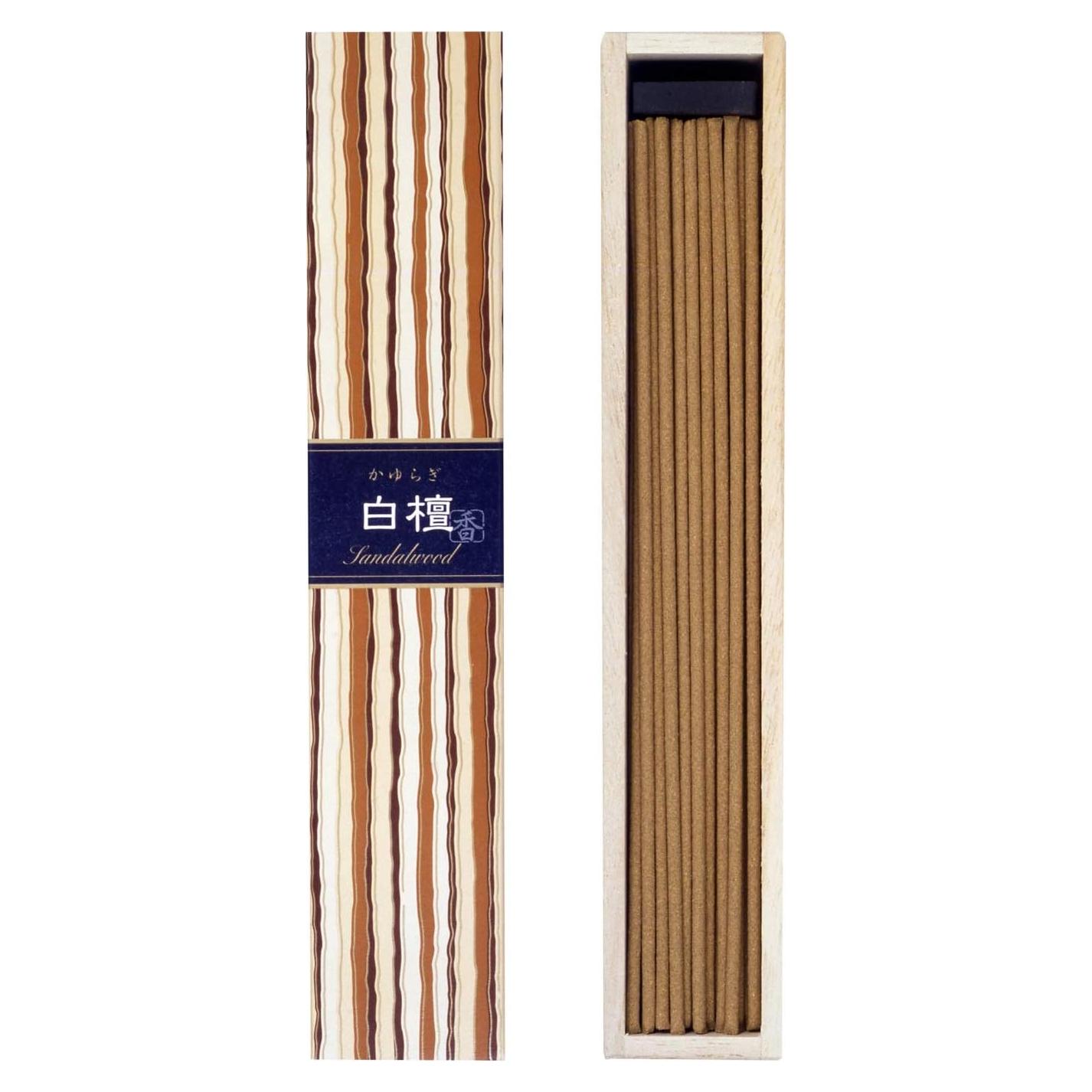 Incienso Varitas Nippon Kodo Kayuragi Sándalo - 40 Unidades