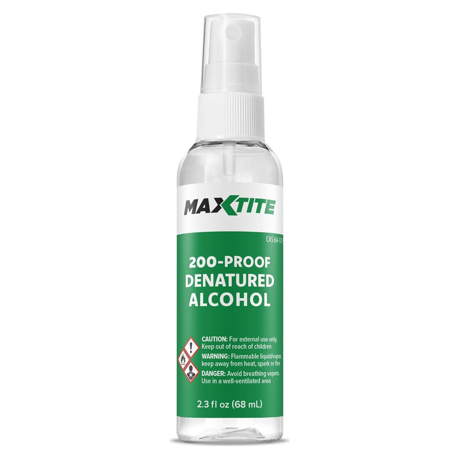 Alcohol Desnaturalizado 200-Prueba MaxTite 68.1 ml Pulverizador