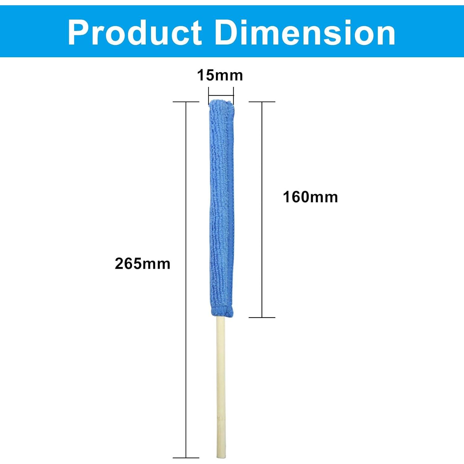 Paquete de 12 Varitas de Plumería Microfibra AKVIBG 26cm