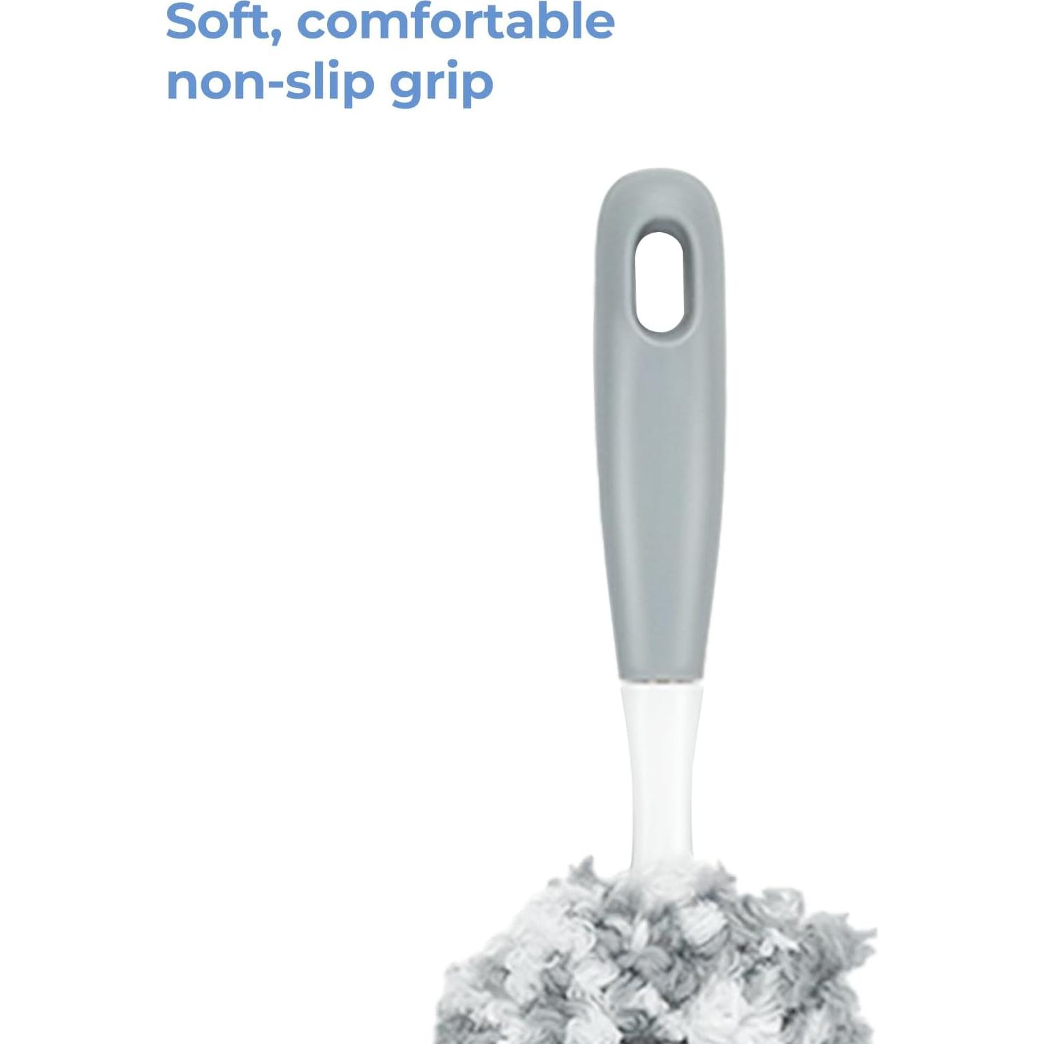 Duster de Microfibra TrueYee Lavable 45.72 cm Gris