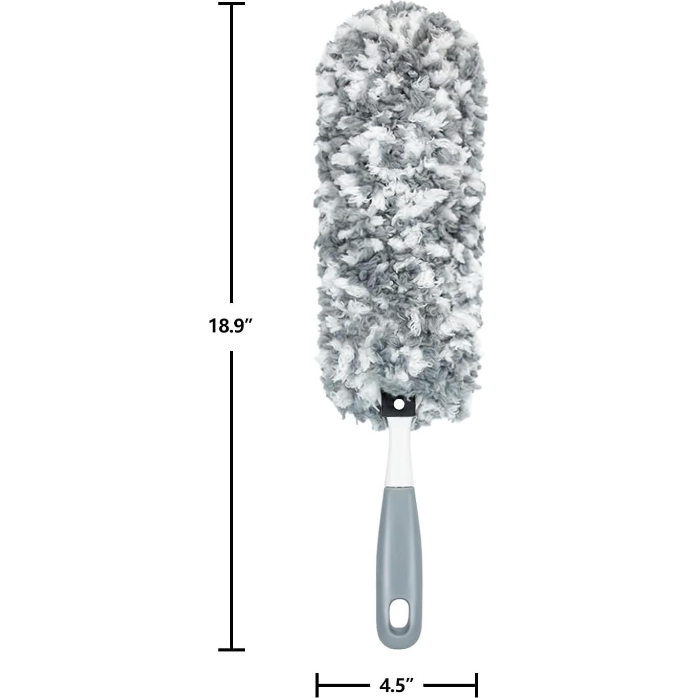 Duster de Microfibra TrueYee Lavable 45.72 cm Gris