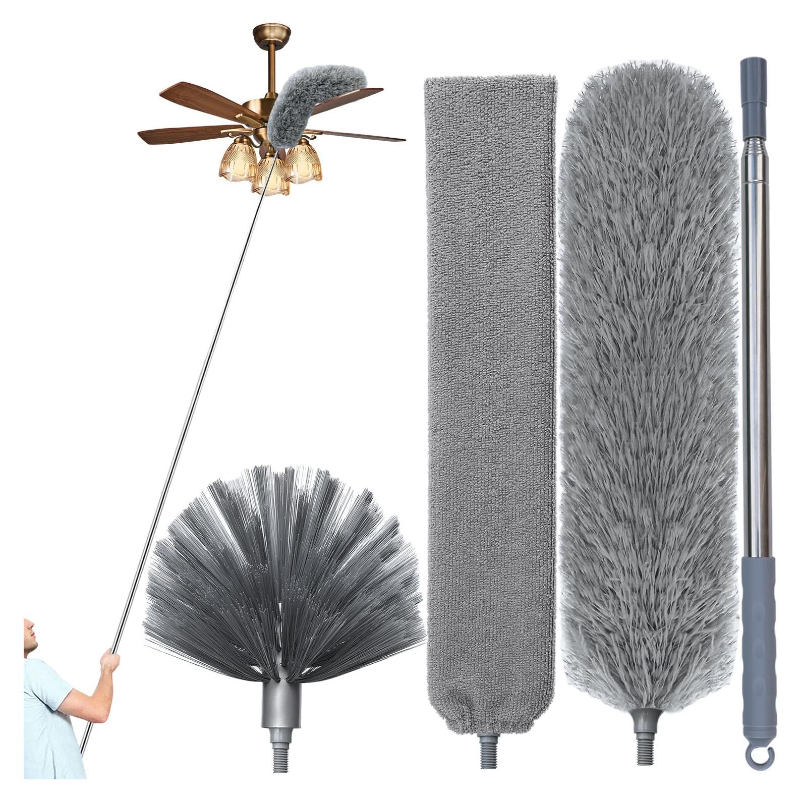 Plumero de Microfibra BAIDOON 254 cm Extensible 4 en 1