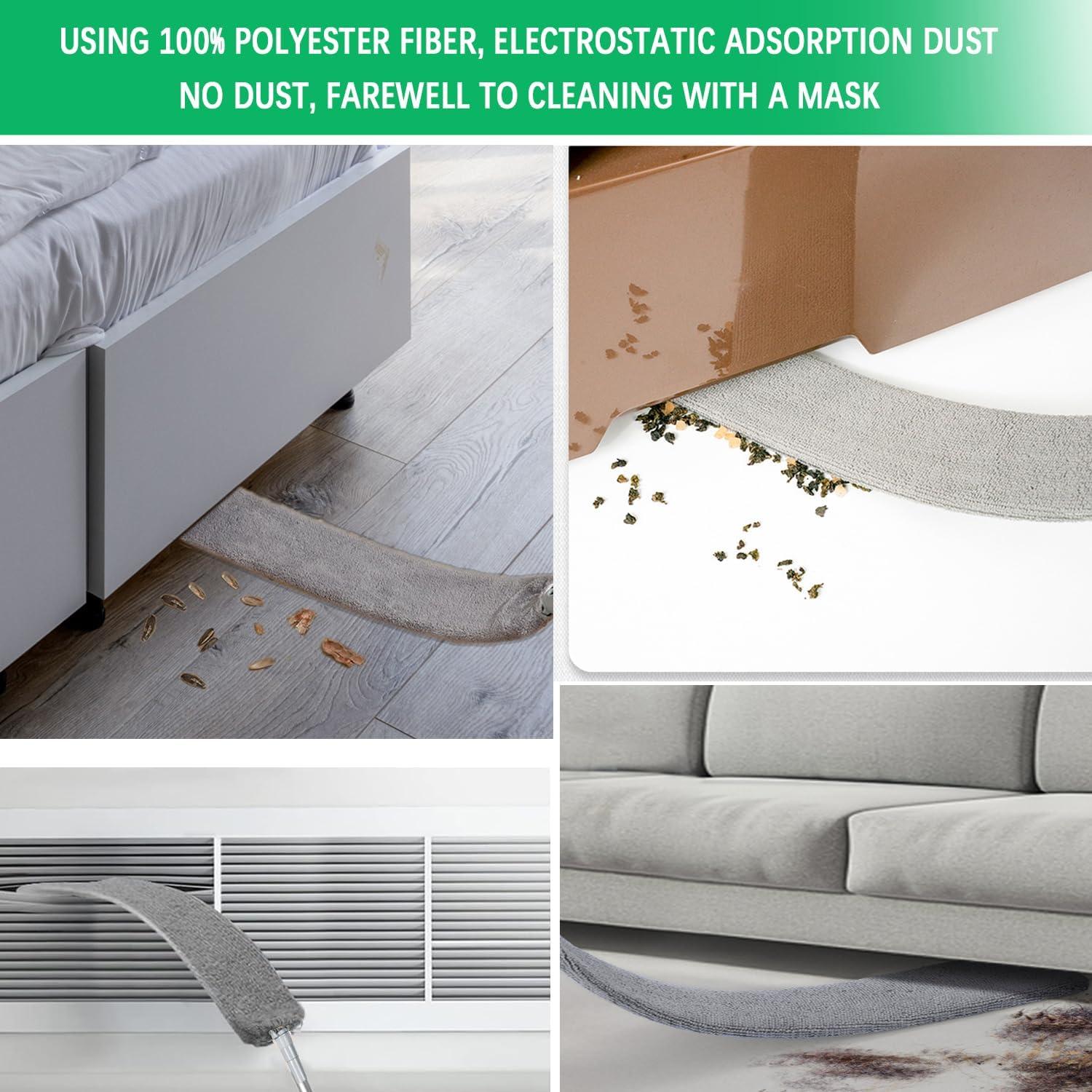 Plumero de Microfibra BAIDOON 254 cm Extensible 4 en 1