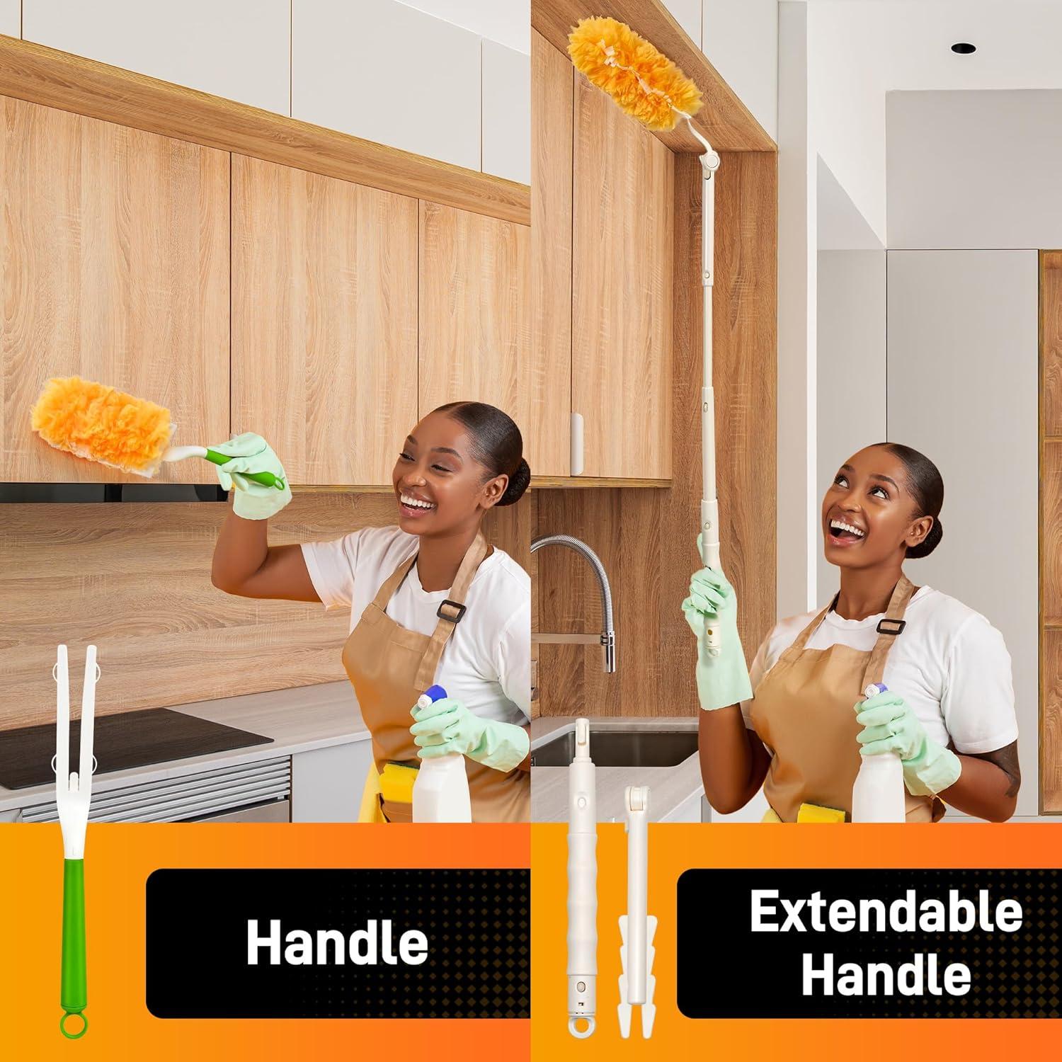 Recargas Plumero Bvhonwe 40 Paquetes Alta Dureza 360°