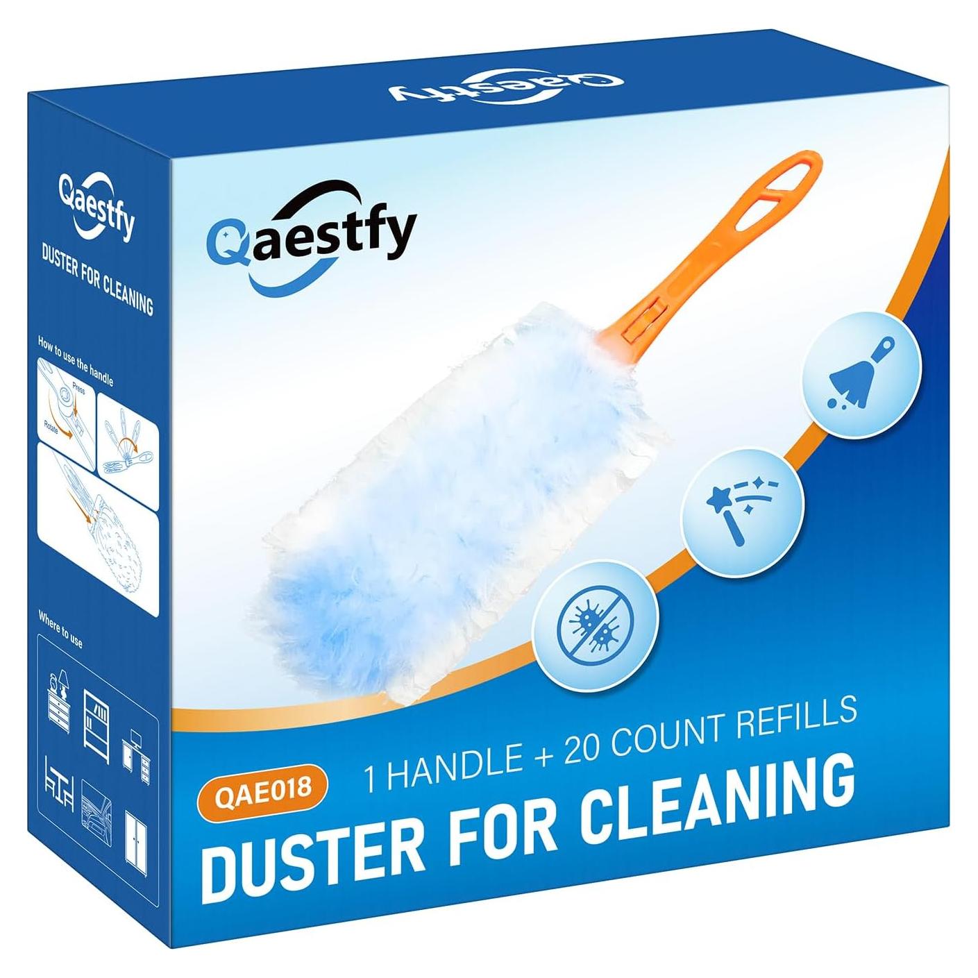 Kit de Recargas Plumero Microfibra 20 Piezas Qaestfy 14"