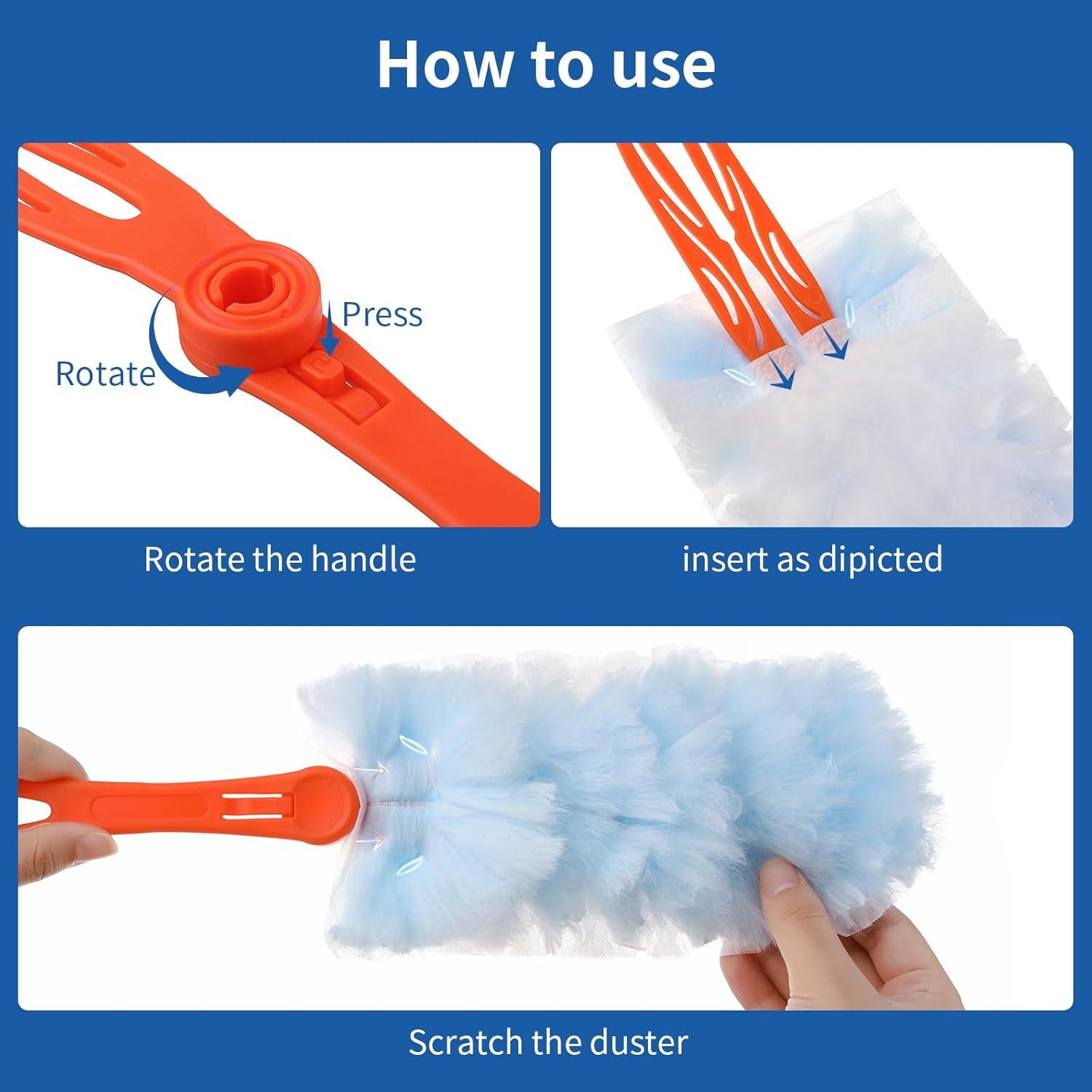 Kit de Recargas Plumero Microfibra 20 Piezas Qaestfy 14"